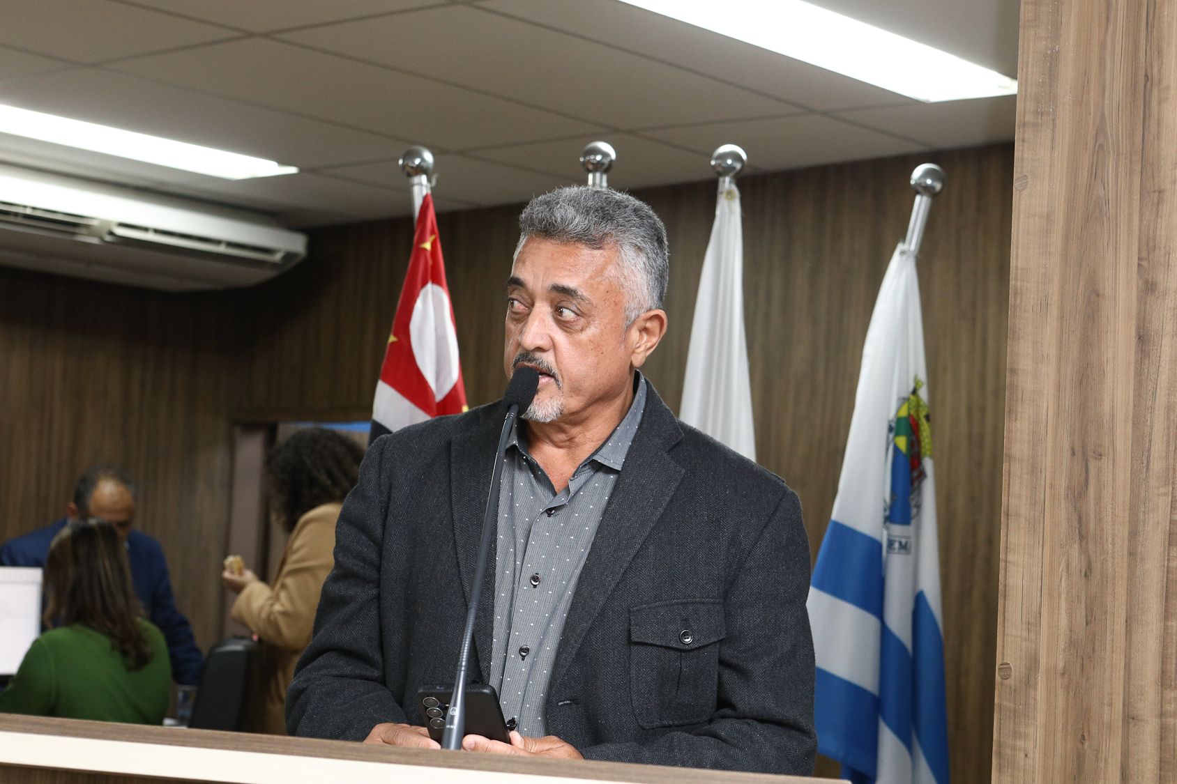 Homenagem ao Sindicato dos Químicos do ABC pelo aniversário de 87 anos com Diploma Legislativo de Honra ao Mérito Social pela autoria do vereador Orlando Vitoriano realizado na Câmara Municipal de Diadema. Av. Antonio Piranga, 474 - Centro de Diadema/SP. Fotos Dino Santos. Brasil_08_10_2025
