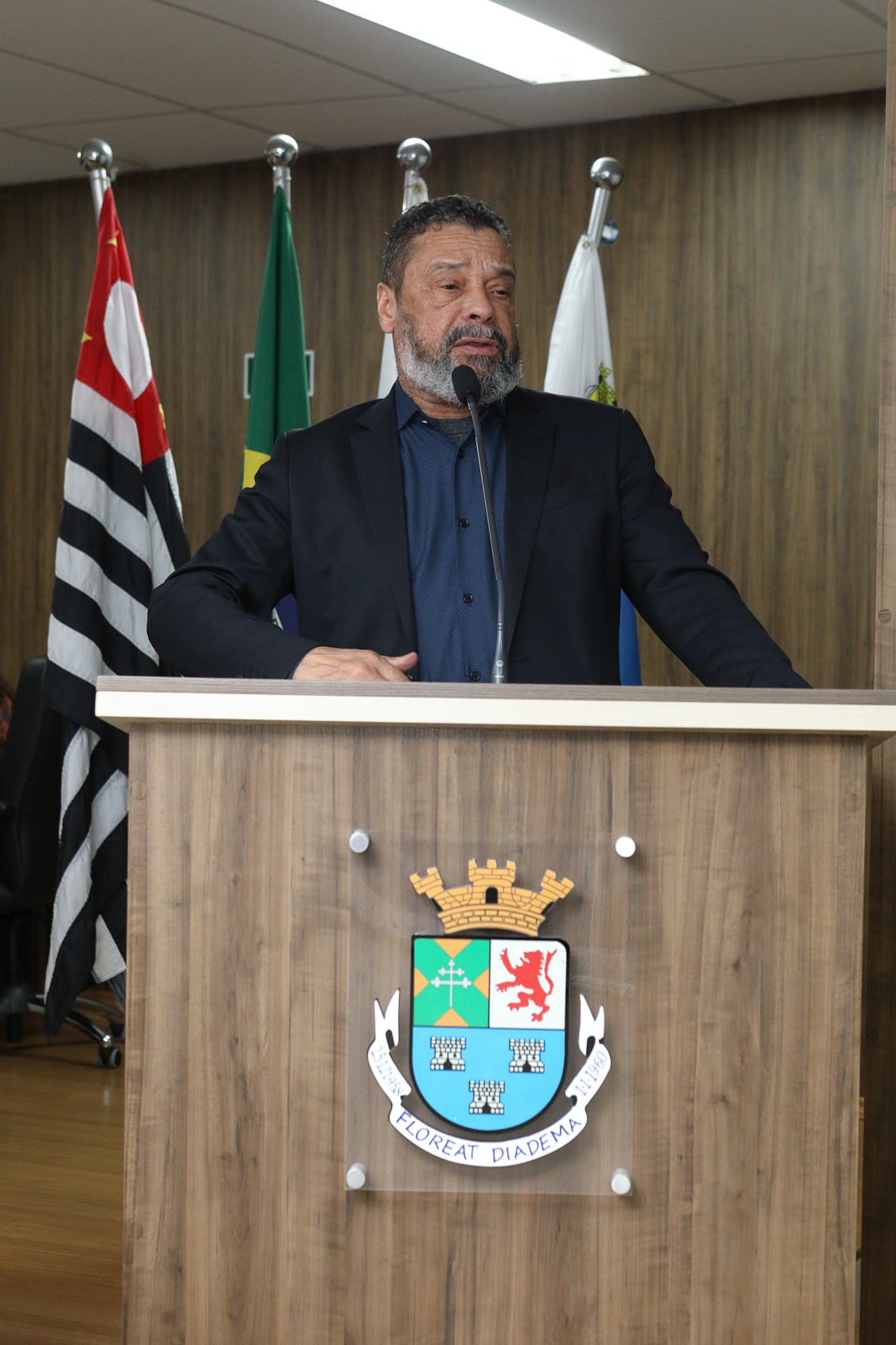 Homenagem ao Sindicato dos Químicos do ABC pelo aniversário de 87 anos com Diploma Legislativo de Honra ao Mérito Social pela autoria do vereador Orlando Vitoriano realizado na Câmara Municipal de Diadema. Av. Antonio Piranga, 474 - Centro de Diadema/SP. Fotos Dino Santos. Brasil_08_10_2025