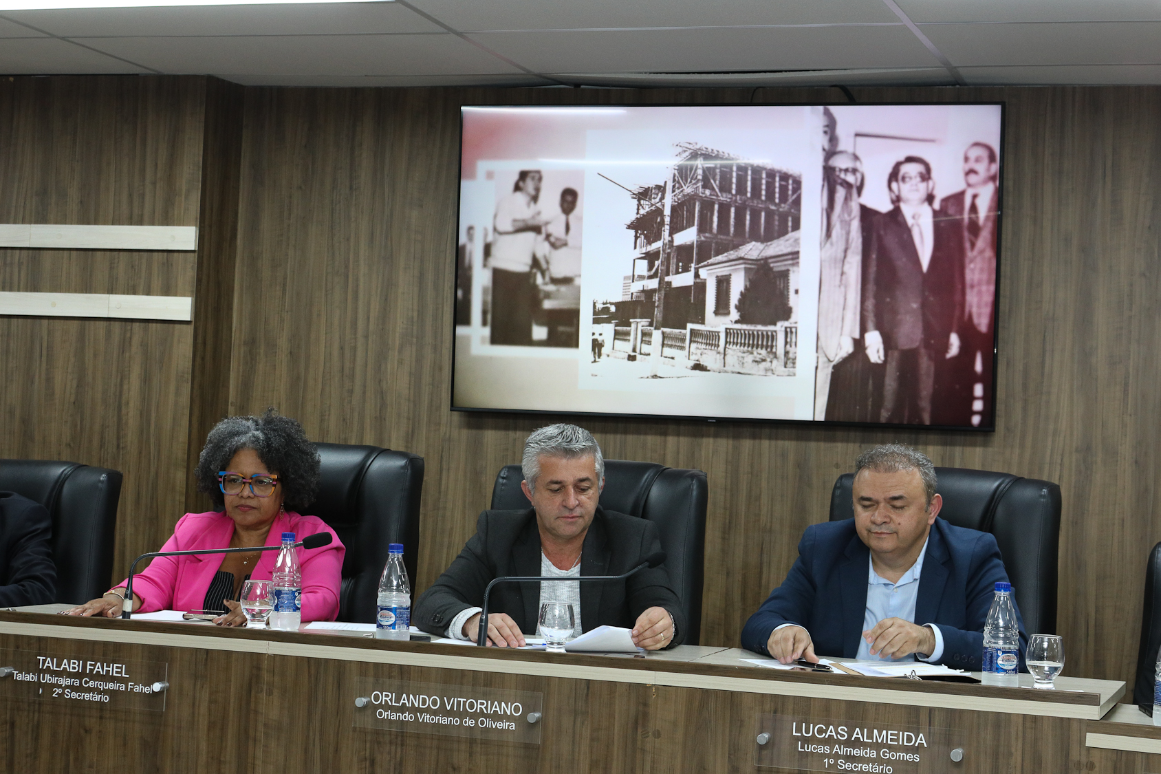Homenagem ao Sindicato dos Químicos do ABC pelo aniversário de 87 anos com Diploma Legislativo de Honra ao Mérito Social pela autoria do vereador Orlando Vitoriano realizado na Câmara Municipal de Diadema. Av. Antonio Piranga, 474 - Centro de Diadema/SP. Fotos Dino Santos. Brasil_08_10_2025