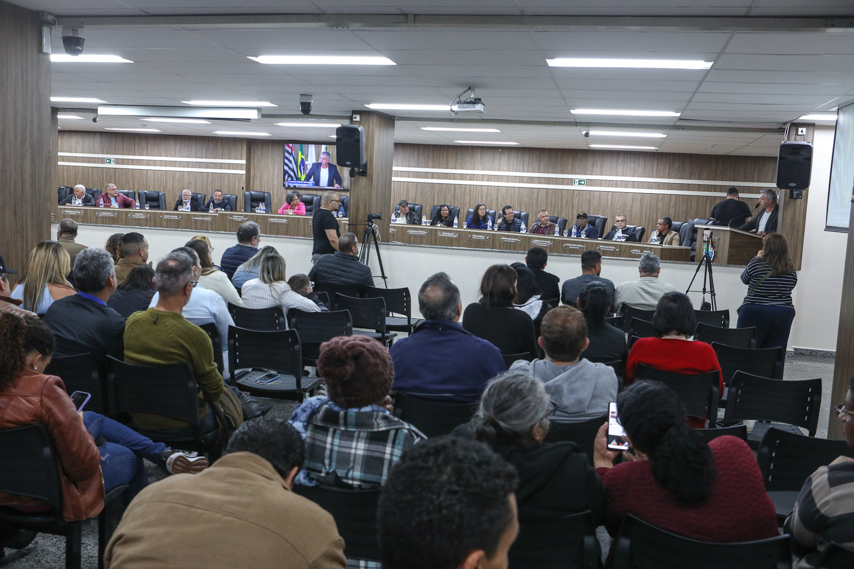 Homenagem ao Sindicato dos Químicos do ABC pelo aniversário de 87 anos com Diploma Legislativo de Honra ao Mérito Social pela autoria do vereador Orlando Vitoriano realizado na Câmara Municipal de Diadema. Av. Antonio Piranga, 474 - Centro de Diadema/SP. Fotos Dino Santos. Brasil_08_10_2025
