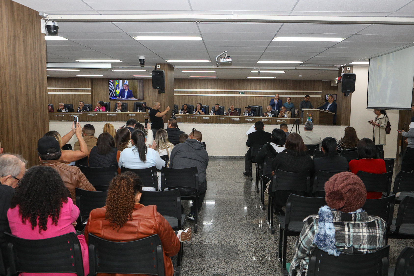 Homenagem a José Evandro Alves da Silva com a Diploma Legislativo de Honra ao Mérito Social de autória do vereador Orlando Vitoriano realizado na Câmara Municipal de Diadema-SP. Fotos Dino Santos. Brasil_08_10_2025.