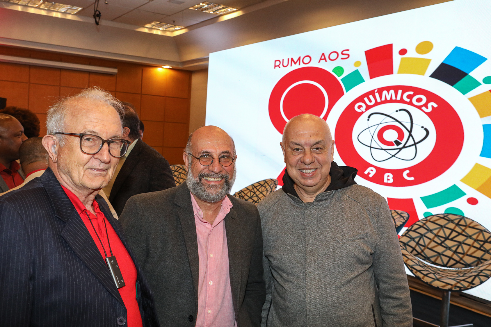Abertura do lançamento Rumo aos 90 anos do Sindicato dos Químicos do ABC realizado no Hotel Braston. Av. Industrial, 885 -  Santo André/SP. Fotos Dino Santos. Brasil_10_10_2025.