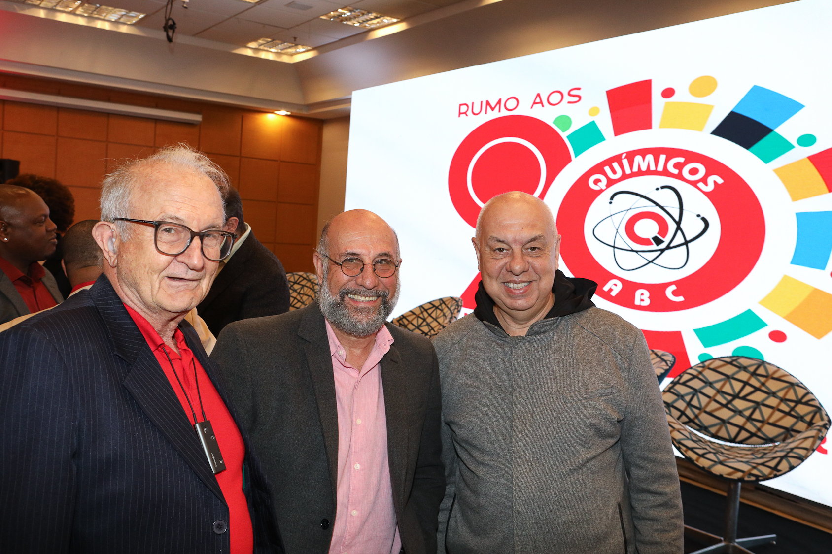 Abertura do lançamento Rumo aos 90 anos do Sindicato dos Químicos do ABC realizado no Hotel Braston. Av. Industrial, 885 -  Santo André/SP. Fotos Dino Santos. Brasil_10_10_2025.
