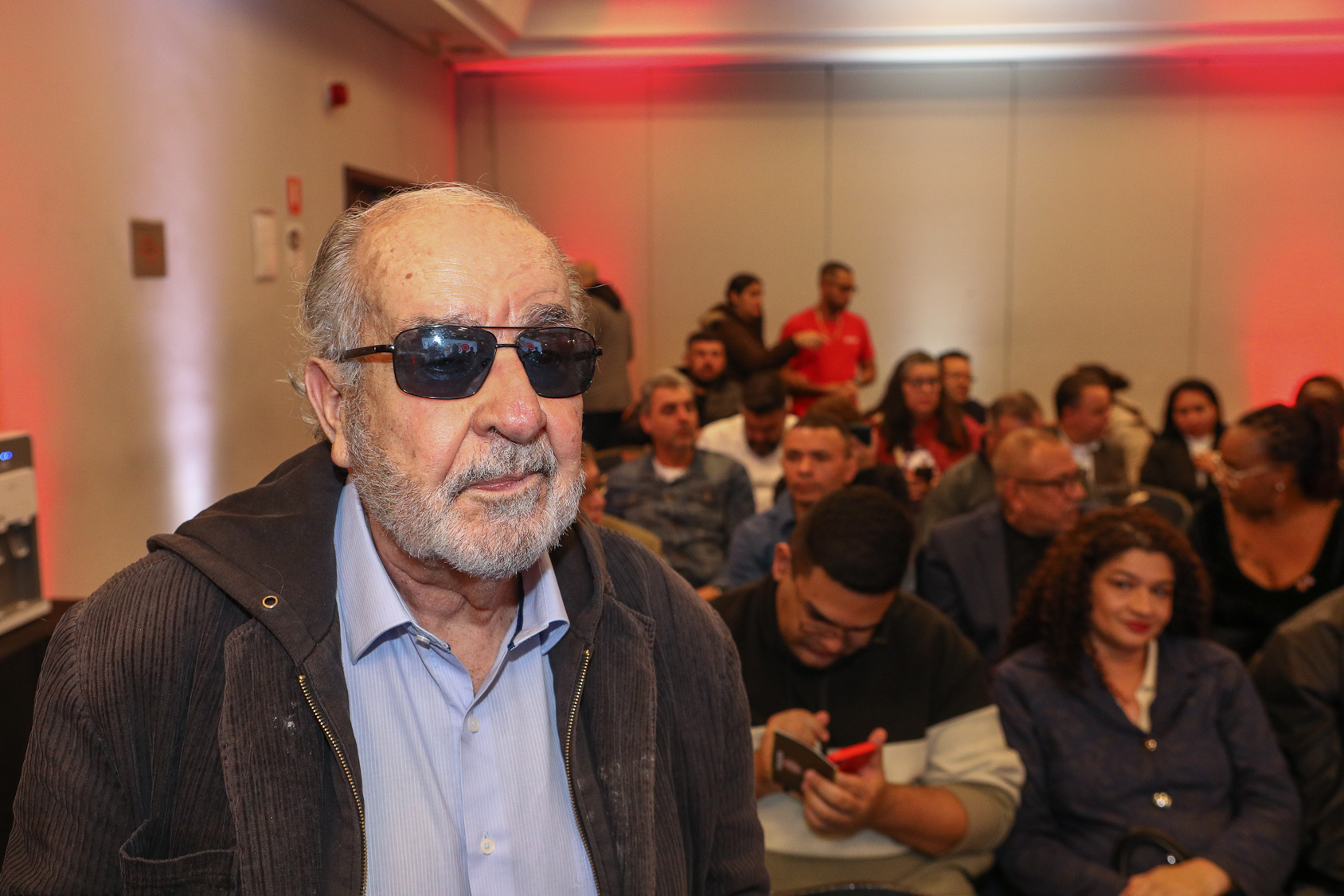 Abertura do lançamento Rumo aos 90 anos do Sindicato dos Químicos do ABC realizado no Hotel Braston. Av. Industrial, 885 -  Santo André/SP. Fotos Dino Santos. Brasil_10_10_2025.