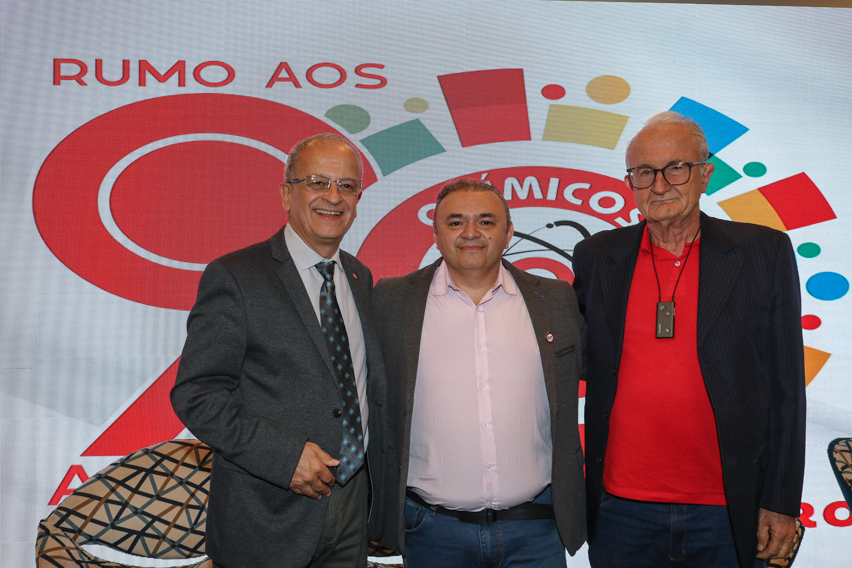 Abertura do lançamento Rumo aos 90 anos do Sindicato dos Químicos do ABC realizado no Hotel Braston. Av. Industrial, 885 -  Santo André/SP. Fotos Dino Santos. Brasil_10_10_2025.