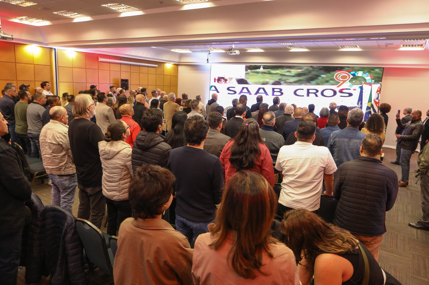 Abertura do lançamento Rumo aos 90 anos do Sindicato dos Químicos do ABC realizado no Hotel Braston. Av. Industrial, 885 -  Santo André/SP. Fotos Dino Santos. Brasil_10_10_2025.