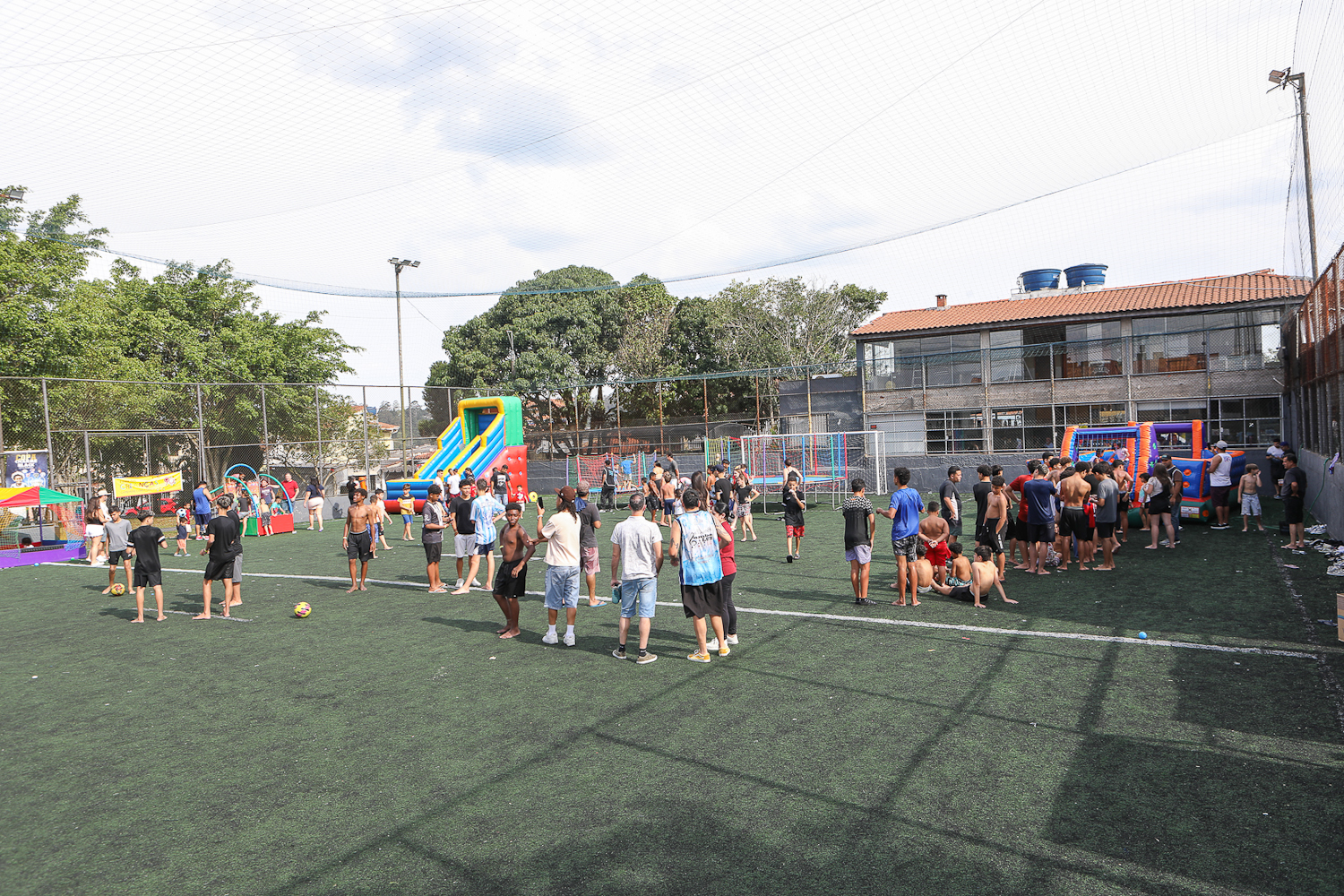 Comemoração ao dia das crianças na Associação dos Amigos do Valdibia em Sao Bernardo do Campo/SP. Fotos Dino Santos. Brasil_12_10_2025.