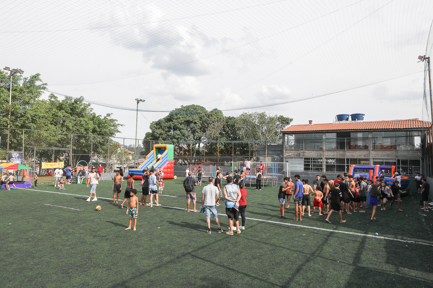 Comemoração ao dia das crianças na Associação dos Amigos do Valdibia em Sao Bernardo do Campo/SP. Fotos Dino Santos. Brasil_12_10_2025.