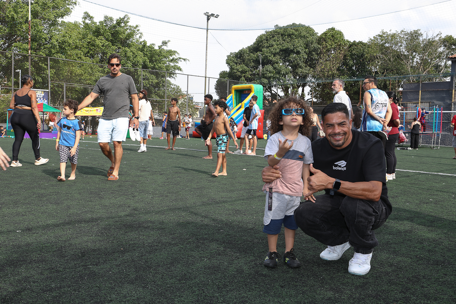 Comemoração ao dia das crianças na Associação dos Amigos do Valdibia em Sao Bernardo do Campo/SP. Fotos Dino Santos. Brasil_12_10_2025.