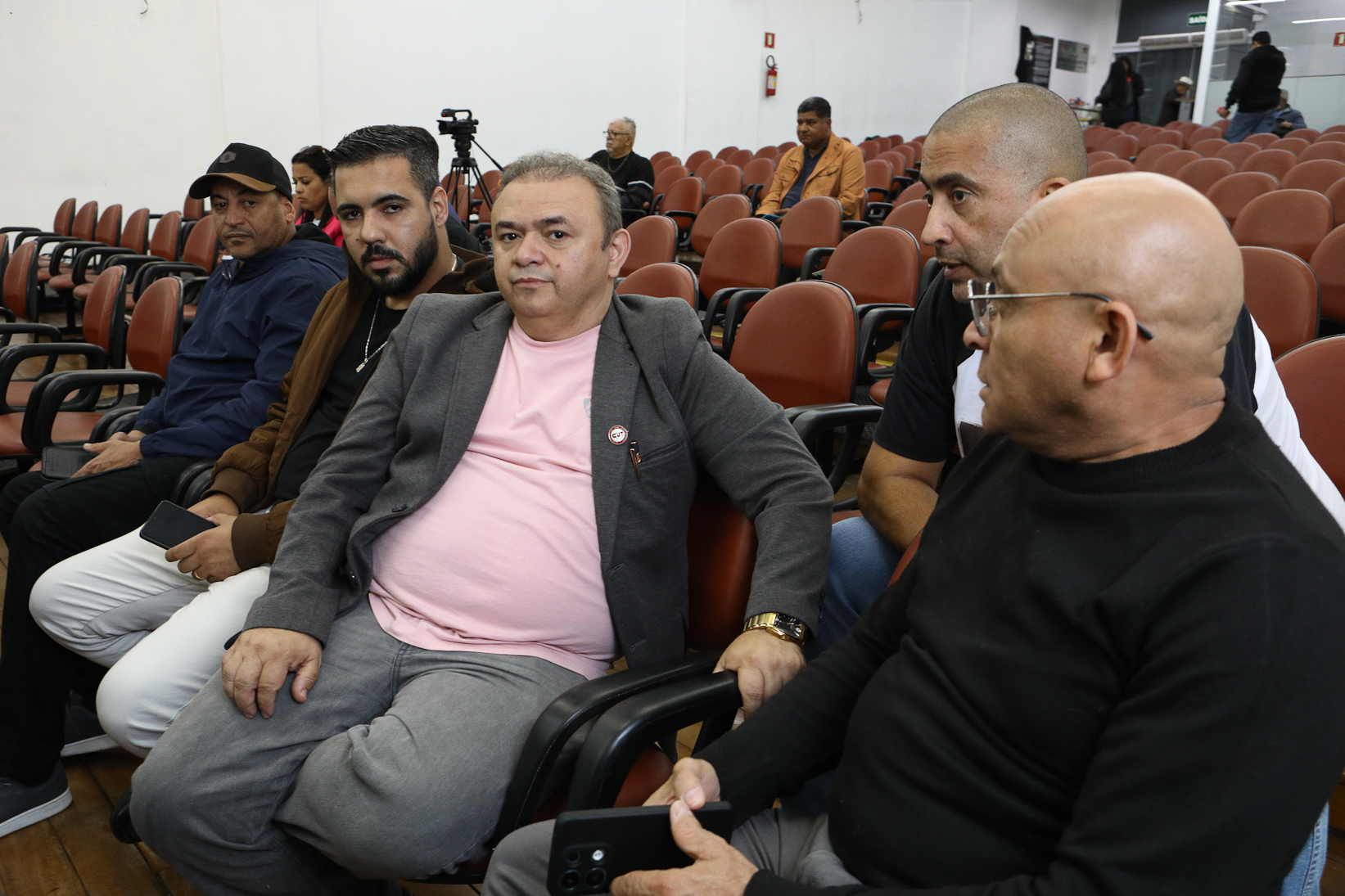 Rodada de negociação da campanha salarial de 2025/2026 do setor químico realizado no Sindicato dos Químicos de São Paulo. Rua Tamandaré, 348 - Liberdade, São Paulo/SP. Fotos Dino Santos. Brasil_31_10_2025.