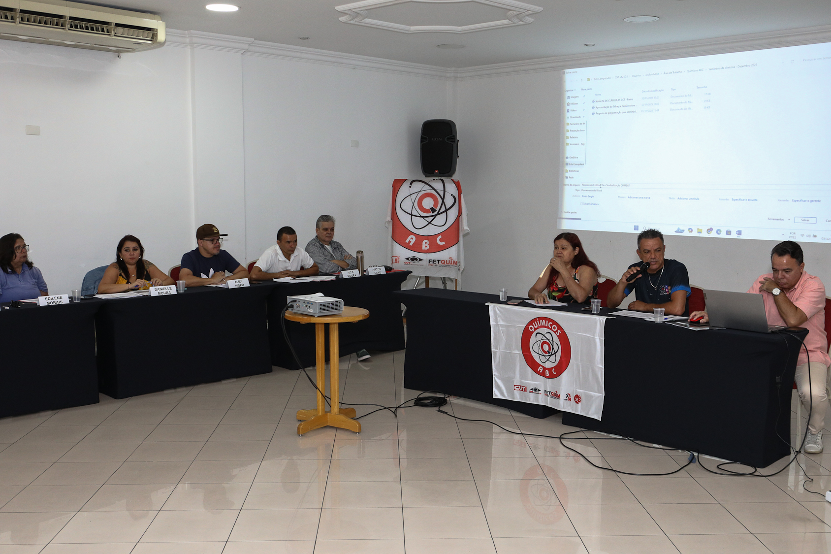 Seminário da diretoria gestão 2023 a 2027 realizado no Hotel Plaza Maior nos dias 03 e 04 de novembro de 2025. Fotos Dino Santos. Brasil.