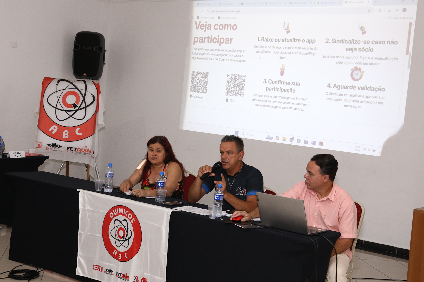 Seminário da diretoria gestão 2023 a 2027 realizado no Hotel Plaza Maior nos dias 03 e 04 de novembro de 2025. Fotos Dino Santos. Brasil.