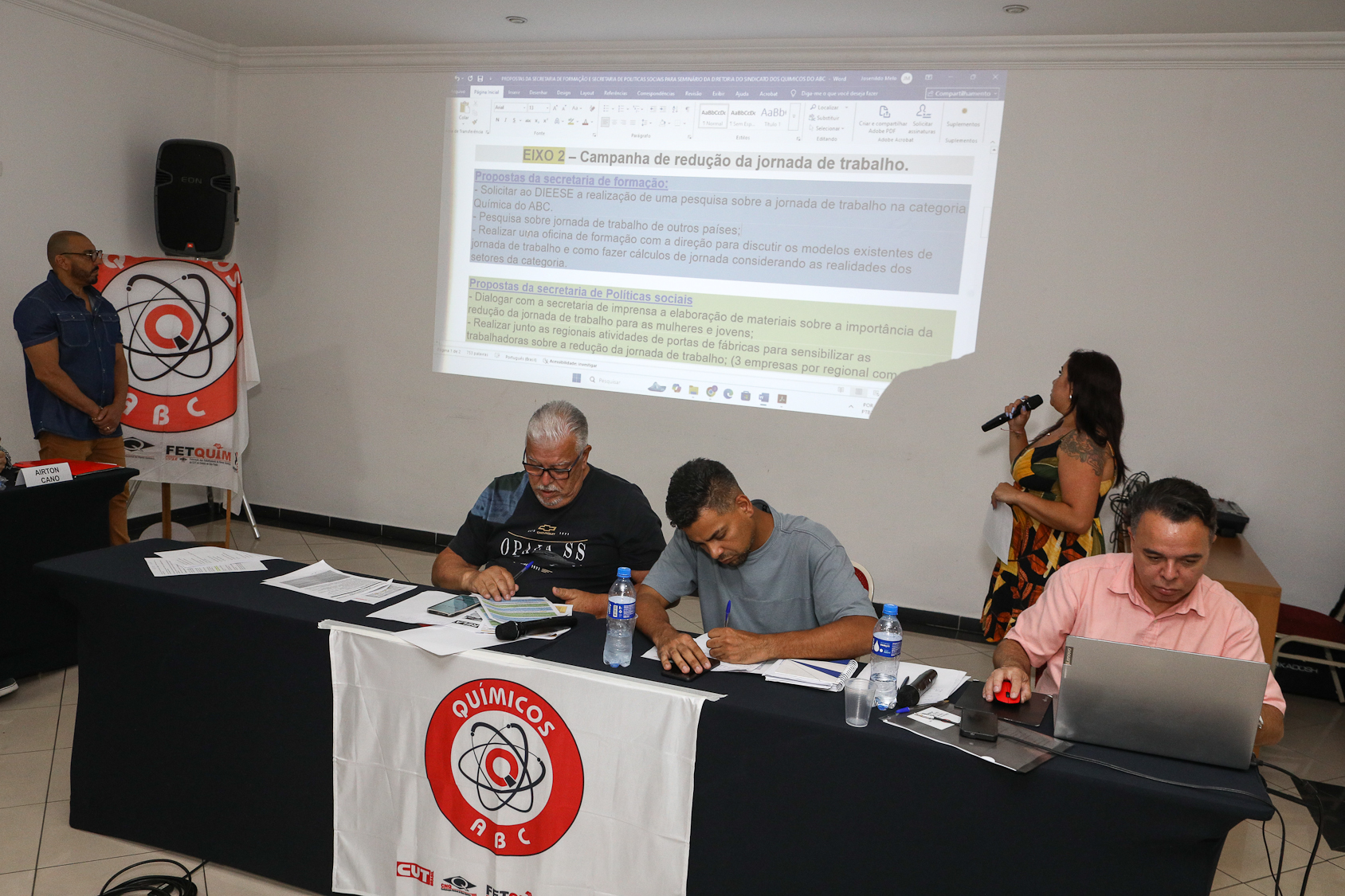 Seminário da diretoria gestão 2023 a 2027 realizado no Hotel Plaza Maior nos dias 03 e 04 de novembro de 2025. Fotos Dino Santos. Brasil.