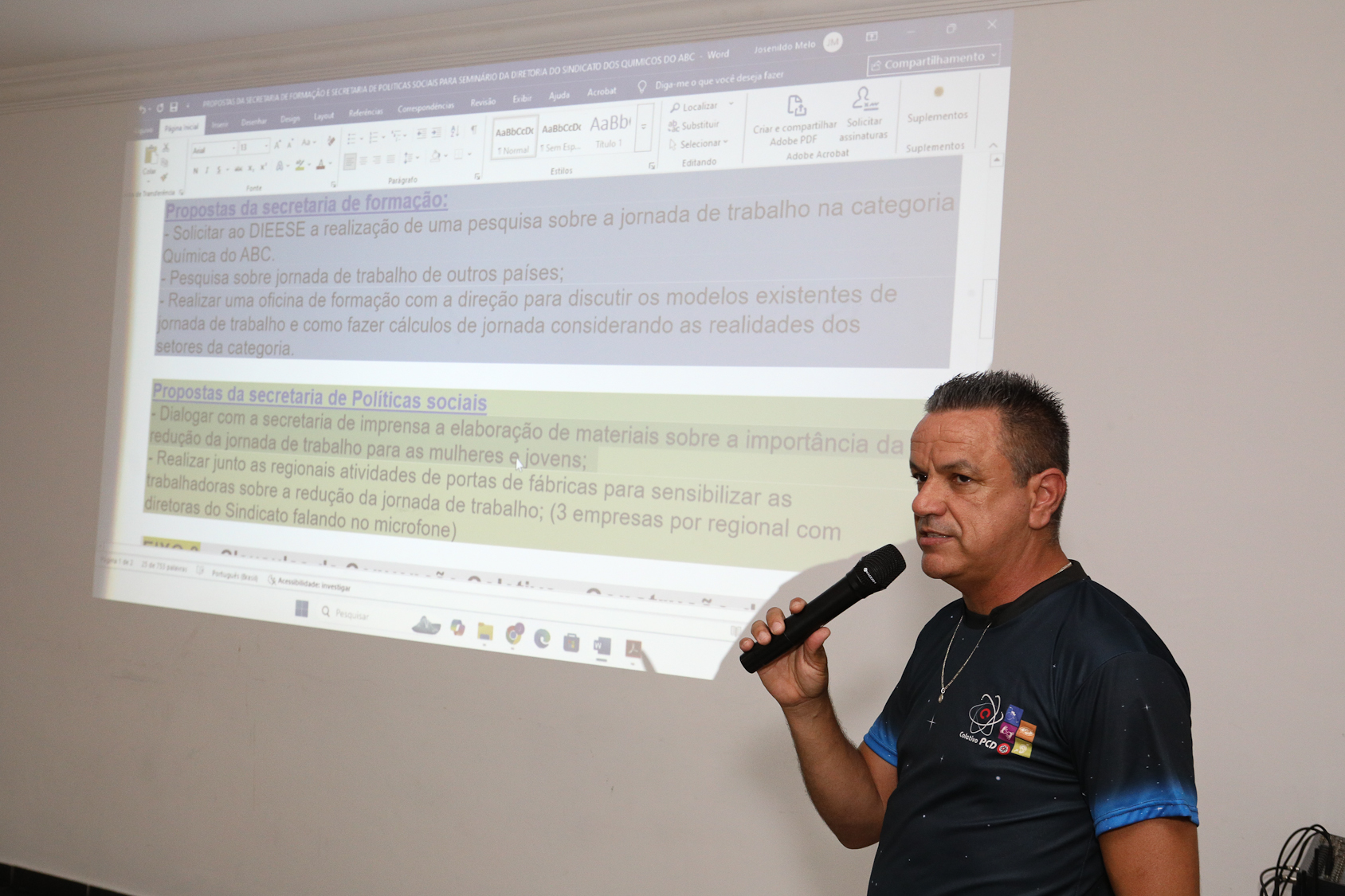 Seminário da diretoria gestão 2023 a 2027 realizado no Hotel Plaza Maior nos dias 03 e 04 de novembro de 2025. Fotos Dino Santos. Brasil.