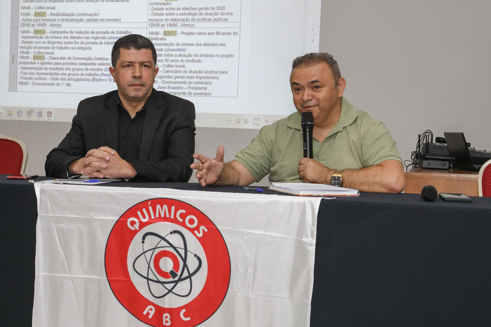 Seminário da diretoria gestão 2023 a 2027 realizado no Hotel Plaza Maior nos dias 03 e 04 de novembro de 2025. Fotos Dino Santos. Brasil.