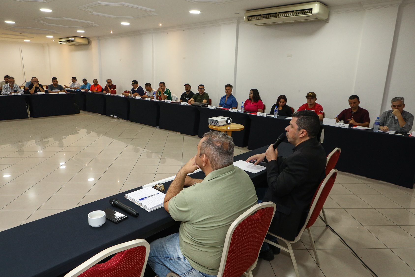Seminário da diretoria gestão 2023 a 2027 realizado no Hotel Plaza Maior nos dias 03 e 04 de novembro de 2025. Fotos Dino Santos. Brasil.