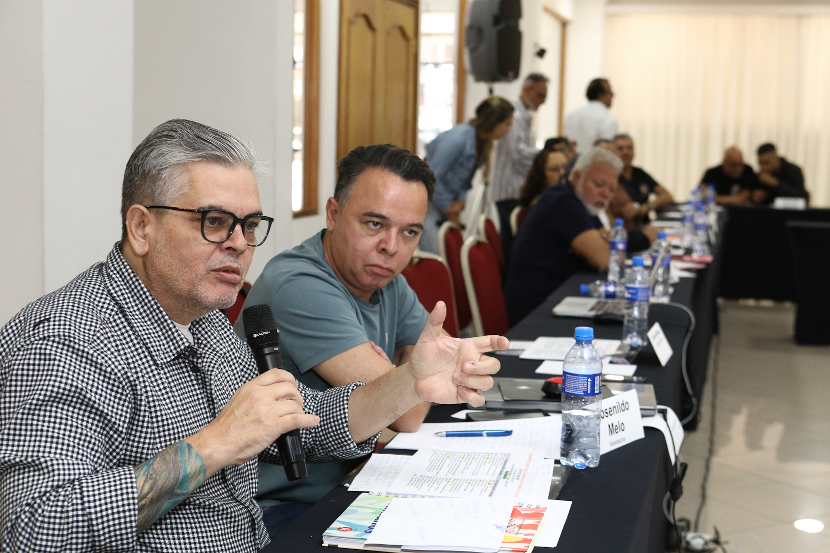 Seminário da diretoria gestão 2023 a 2027 realizado no Hotel Plaza Maior nos dias 03 e 04 de novembro de 2025. Fotos Dino Santos. Brasil.