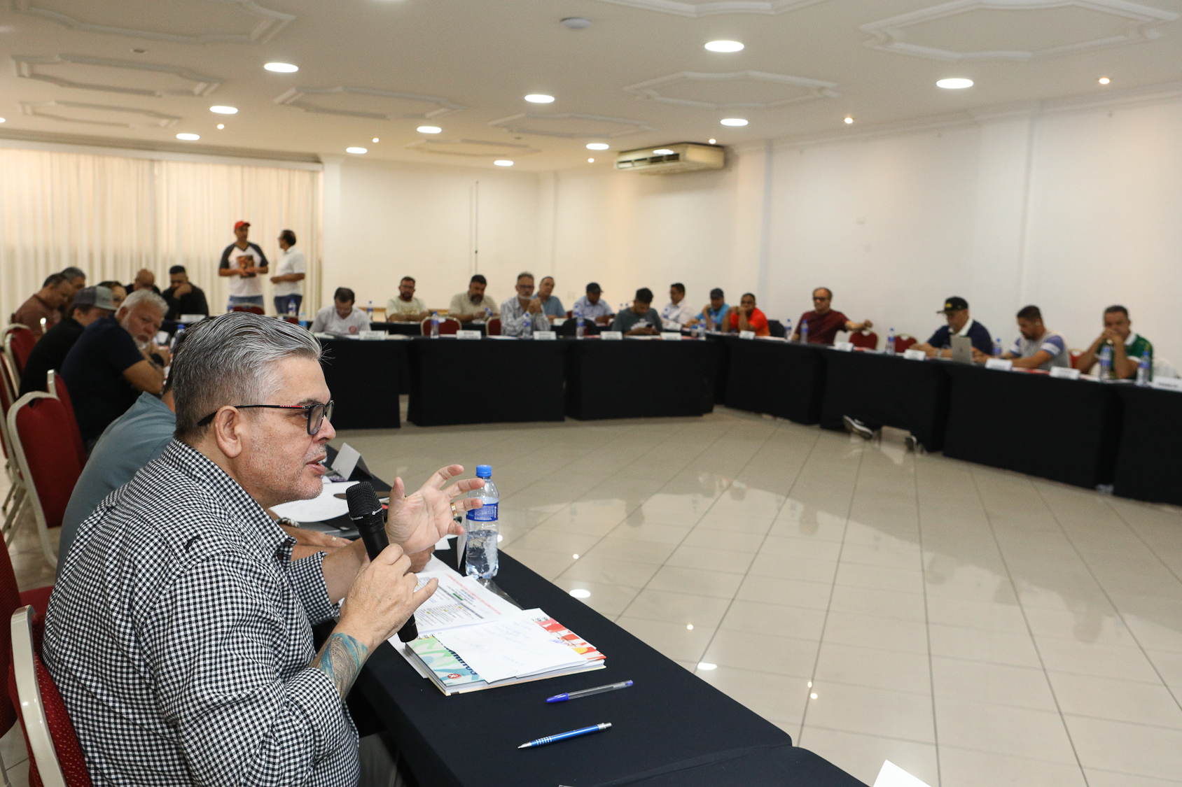 Seminário da diretoria gestão 2023 a 2027 realizado no Hotel Plaza Maior nos dias 03 e 04 de novembro de 2025. Fotos Dino Santos. Brasil.