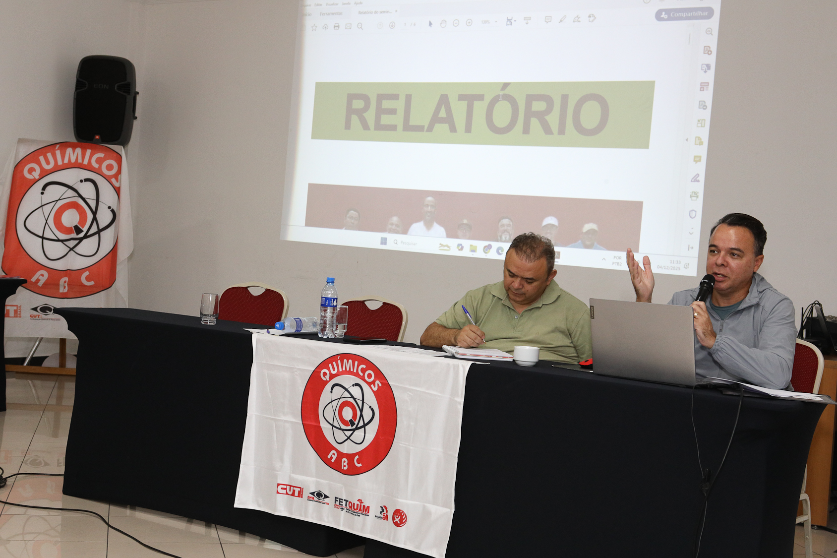 Seminário da diretoria gestão 2023 a 2027 realizado no Hotel Plaza Maior nos dias 03 e 04 de novembro de 2025. Fotos Dino Santos. Brasil.