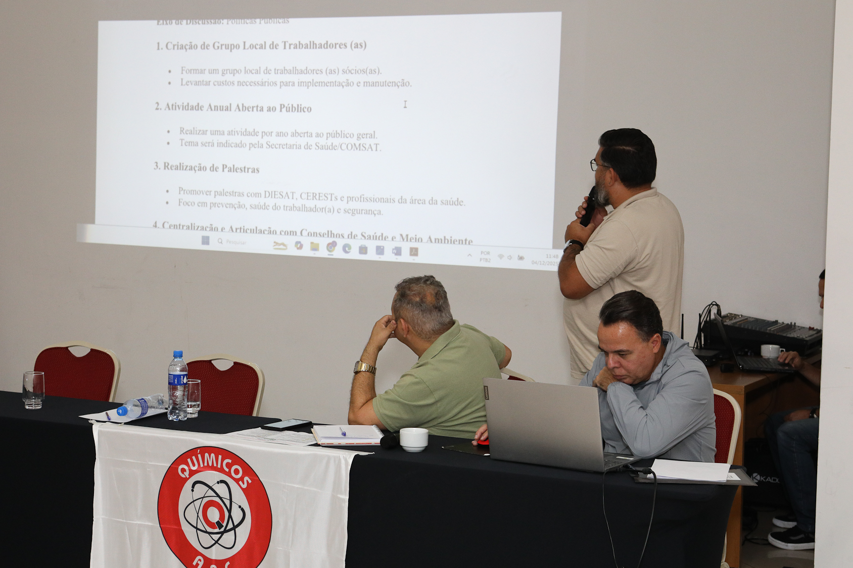 Seminário da diretoria gestão 2023 a 2027 realizado no Hotel Plaza Maior nos dias 03 e 04 de novembro de 2025. Fotos Dino Santos. Brasil.