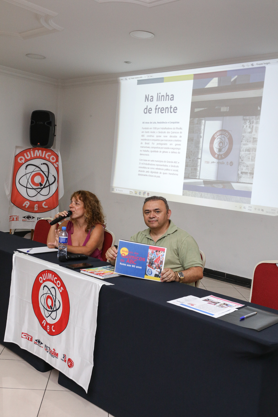 Seminário da diretoria gestão 2023 a 2027 realizado no Hotel Plaza Maior nos dias 03 e 04 de novembro de 2025. Fotos Dino Santos. Brasil.