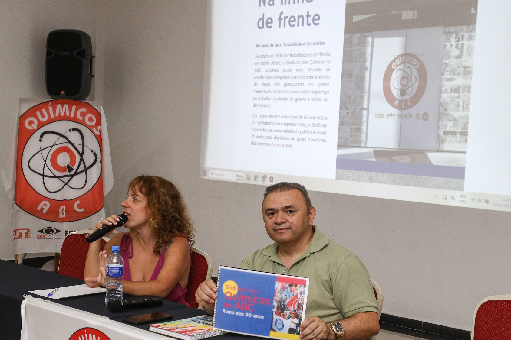 Seminário da diretoria gestão 2023 a 2027 realizado no Hotel Plaza Maior nos dias 03 e 04 de novembro de 2025. Fotos Dino Santos. Brasil.