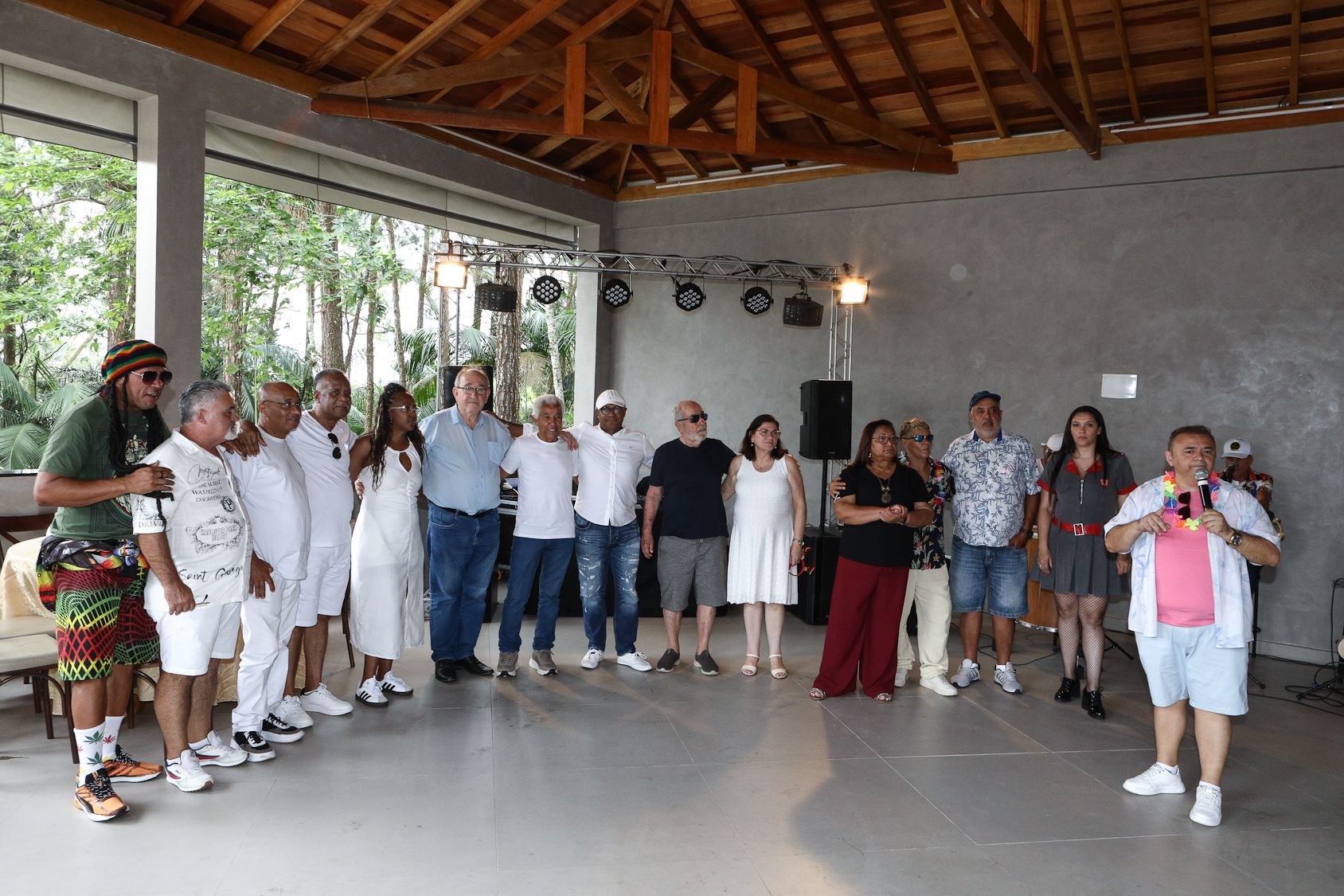 Confraternização dos funcionários do sindicatos dos químicos do abc realizado no Riacho Grande/SP. Fotos Dino Santos. Brasil_12_12_2025.