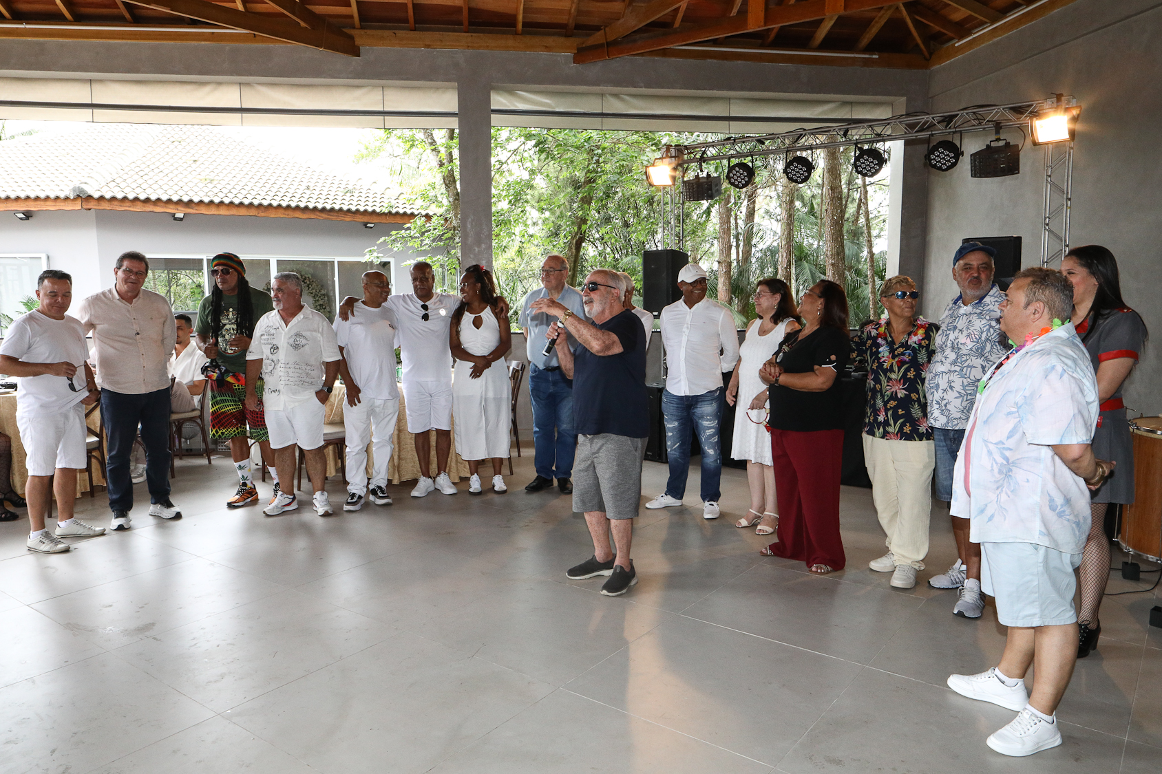 Confraternização dos funcionários do sindicatos dos químicos do abc realizado no Riacho Grande/SP. Fotos Dino Santos. Brasil_12_12_2025.