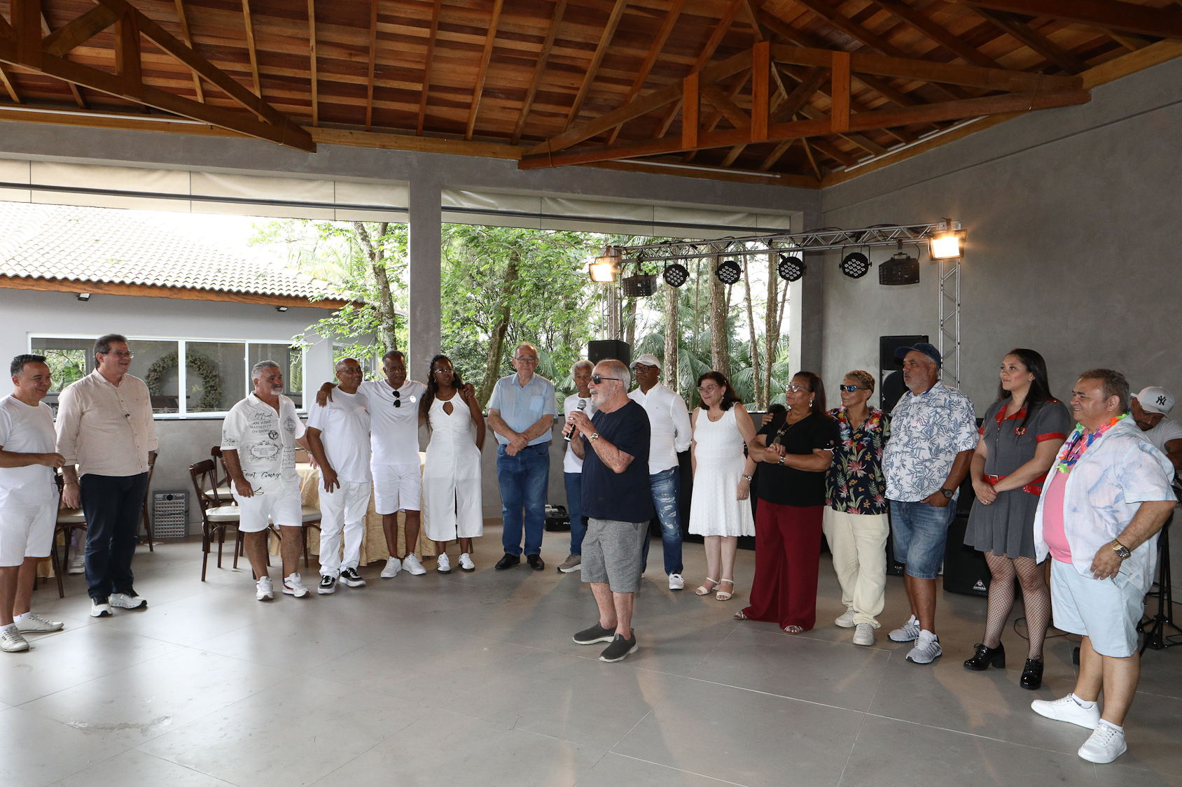 Confraternização dos funcionários do sindicatos dos químicos do abc realizado no Riacho Grande/SP. Fotos Dino Santos. Brasil_12_12_2025.