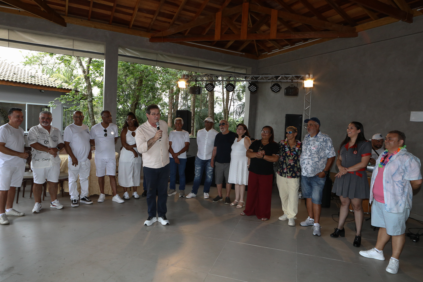 Confraternização dos funcionários do sindicatos dos químicos do abc realizado no Riacho Grande/SP. Fotos Dino Santos. Brasil_12_12_2025.