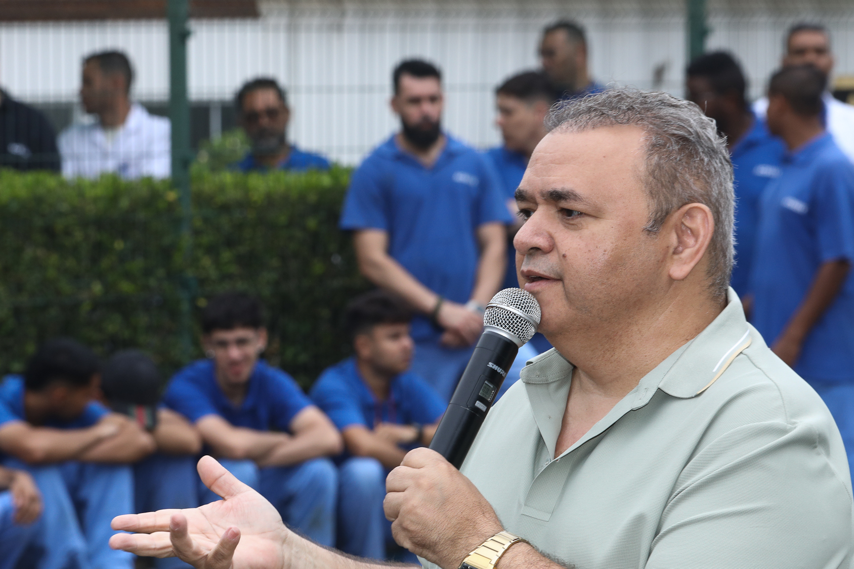 Assembleia na empresa Acrilex sobre os direitos dos trabalhadores PLR, Cesta básica, campanha salarial de 2025. Fotos Dino Santos. Brasil