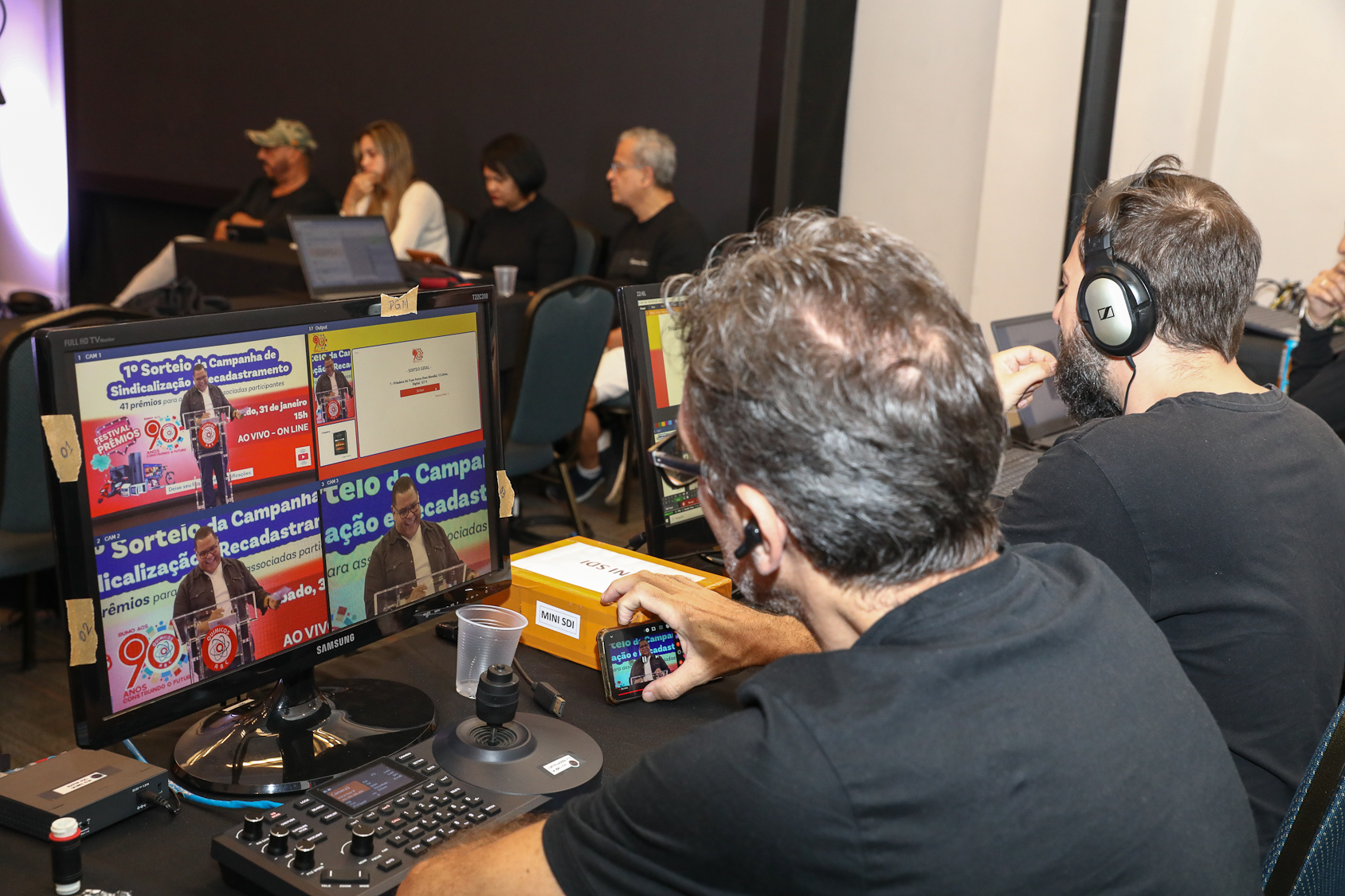 1º Sorteio da Campanha de Sindicalização e Recadastramento festival de prêmios realizado o sorteio no Hotel Bristol. Av. Industrial, 885 - Santo André/SP. Fotos Dino Santos. Brasil_31_01_2026.