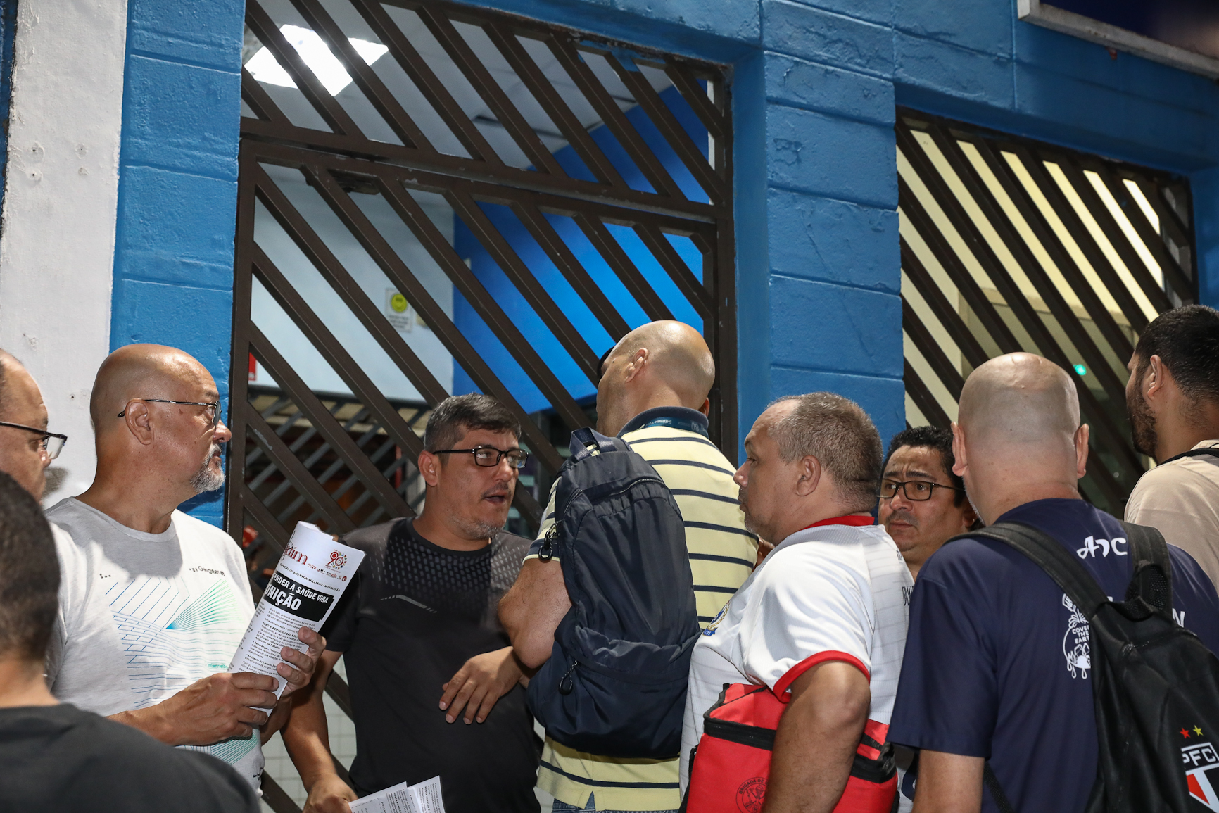 Ato contra a demissão do representante dos trabalhadores por injusta causa na Sherwin Williams. Estrada do Montanhão, 3.000 - São Bernardo do Campo/SP. Fotos Dino Santos. Brasil_13_02_2026.