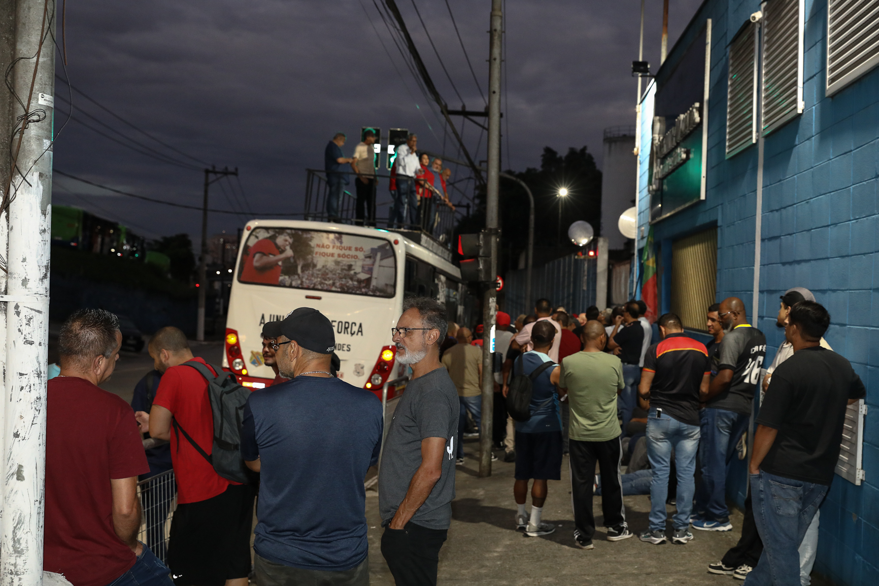 Ato contra a demissão do representante dos trabalhadores por injusta causa na Sherwin Williams. Estrada do Montanhão, 3.000 - São Bernardo do Campo/SP. Fotos Dino Santos. Brasil_13_02_2026.