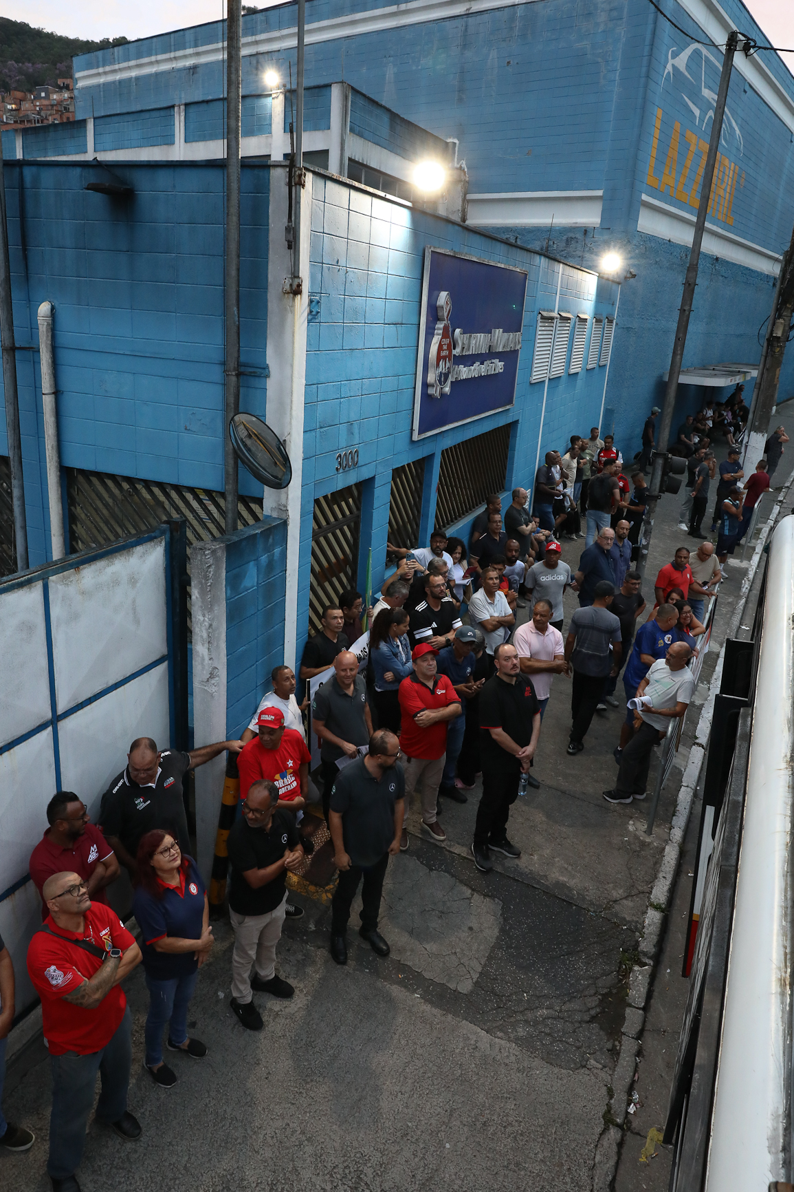Ato contra a demissão do representante dos trabalhadores por injusta causa na Sherwin Williams. Estrada do Montanhão, 3.000 - São Bernardo do Campo/SP. Fotos Dino Santos. Brasil_13_02_2026.