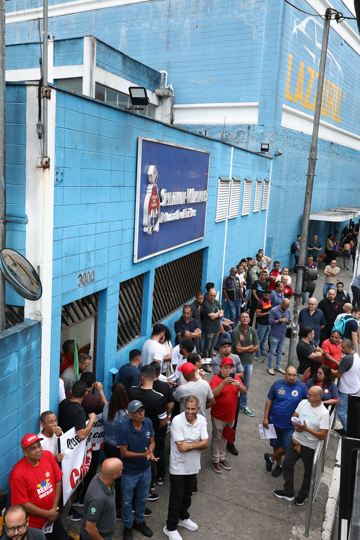 Ato contra a demissão do representante dos trabalhadores por injusta causa na Sherwin Williams. Estrada do Montanhão, 3.000 - São Bernardo do Campo/SP. Fotos Dino Santos. Brasil_13_02_2026.