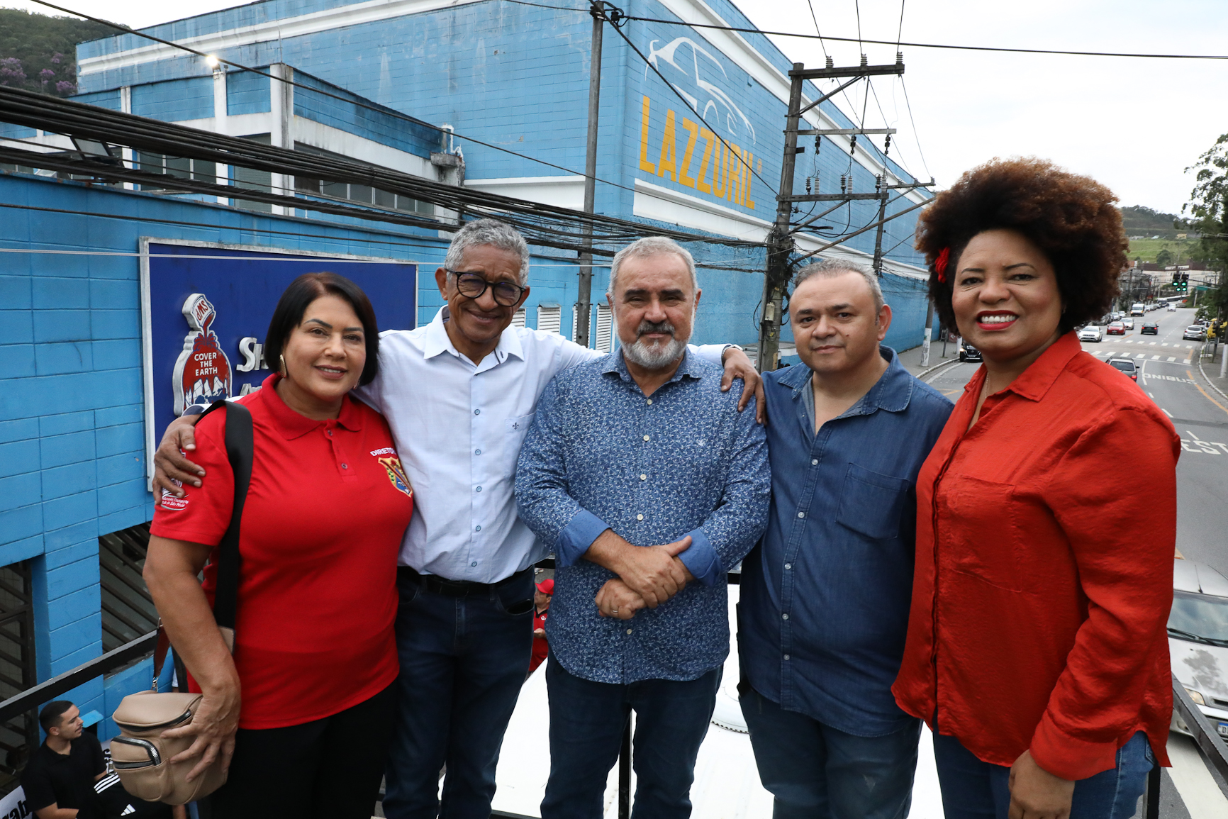Ato contra a demissão do representante dos trabalhadores por injusta causa na Sherwin Williams. Estrada do Montanhão, 3.000 - São Bernardo do Campo/SP. Fotos Dino Santos. Brasil_13_02_2026.