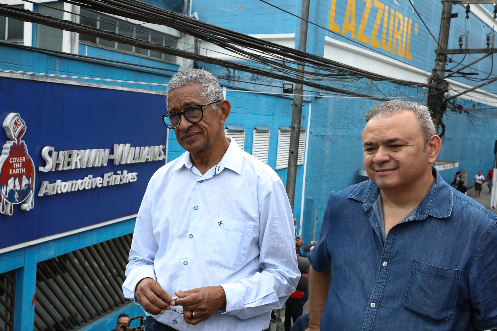 Ato contra a demissão do representante dos trabalhadores por injusta causa na Sherwin Williams. Estrada do Montanhão, 3.000 - São Bernardo do Campo/SP. Fotos Dino Santos. Brasil_13_02_2026.