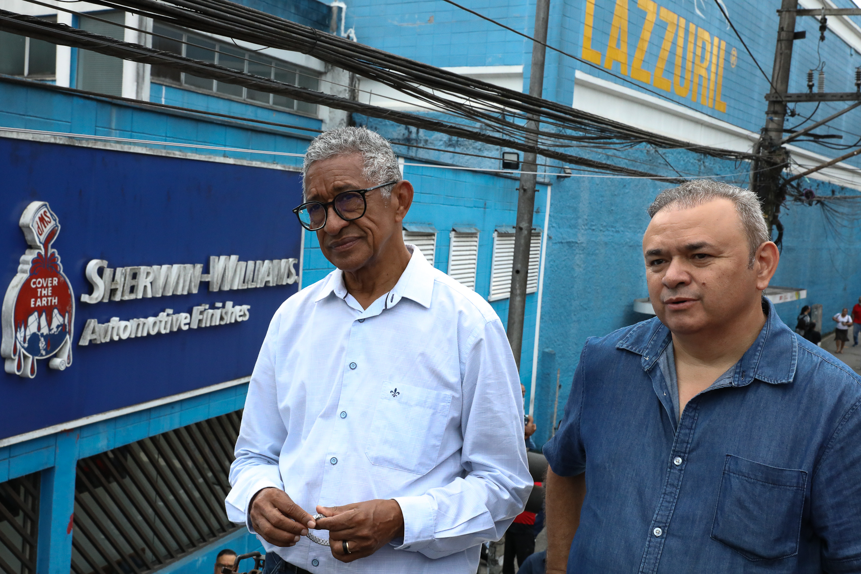 Ato contra a demissão do representante dos trabalhadores por injusta causa na Sherwin Williams. Estrada do Montanhão, 3.000 - São Bernardo do Campo/SP. Fotos Dino Santos. Brasil_13_02_2026.