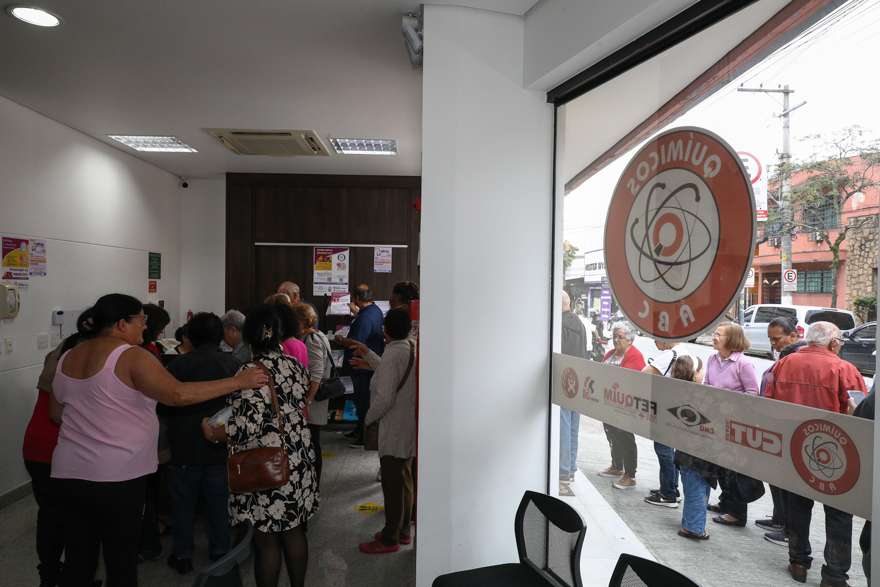 Eleição da nova diretoria da Associação dos Aposentados e Pensionista Químicos do ABC realizado na Sede do Sindicato dos Químicos do ABC realizada na sede do Sindicato dos Químicos do ABC. Rua Senador Flaquer, 813 - Centro de Santo André/SP.