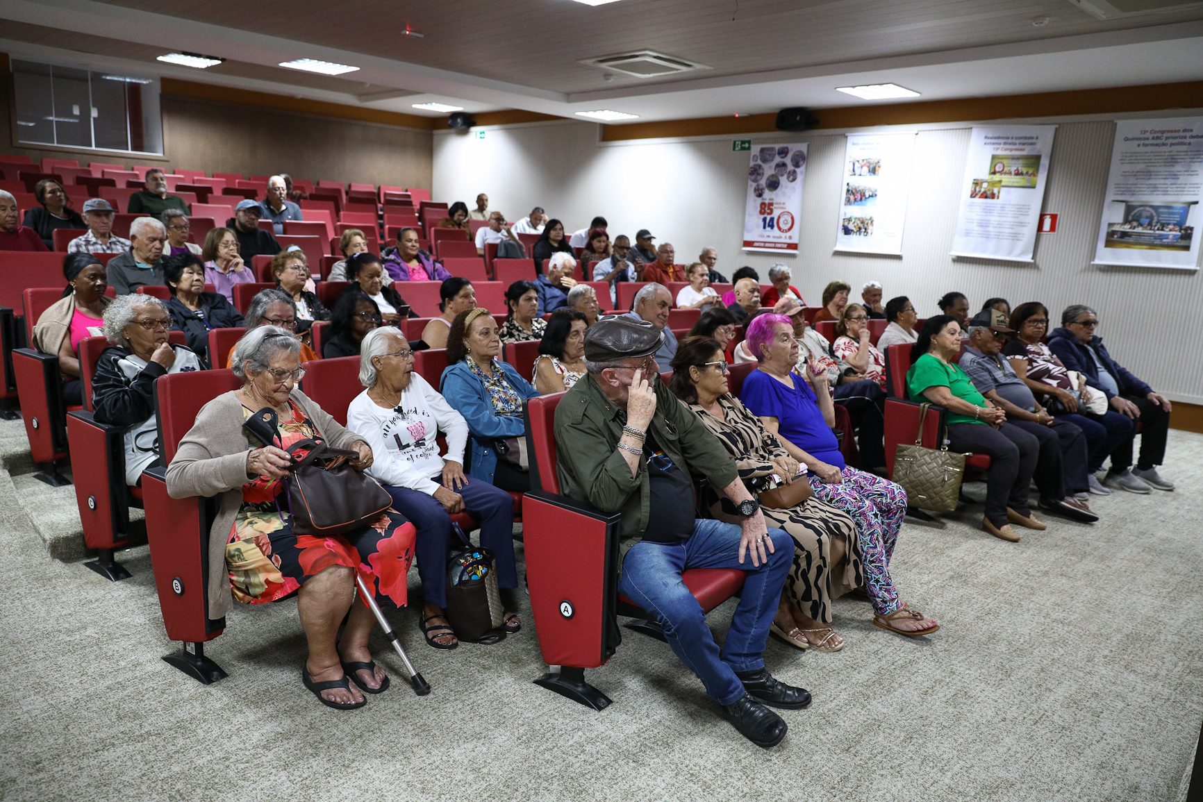Eleição da nova diretoria da Associação dos Aposentados e Pensionista Químicos do ABC realizado na Sede do Sindicato dos Químicos do ABC realizada na sede do Sindicato dos Químicos do ABC. Rua Senador Flaquer, 813 - Centro de Santo André/SP.