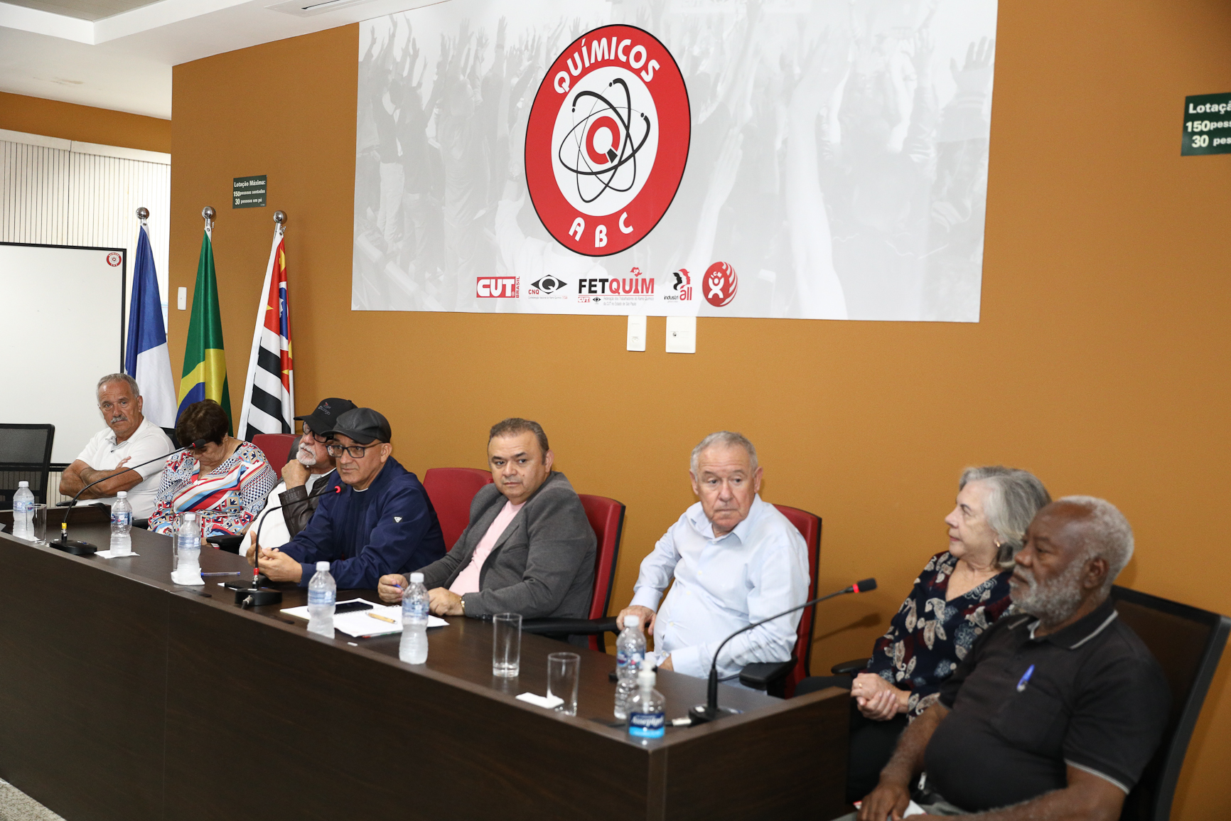 Eleição da nova diretoria da Associação dos Aposentados e Pensionista Químicos do ABC realizado na Sede do Sindicato dos Químicos do ABC realizada na sede do Sindicato dos Químicos do ABC. Rua Senador Flaquer, 813 - Centro de Santo André/SP.