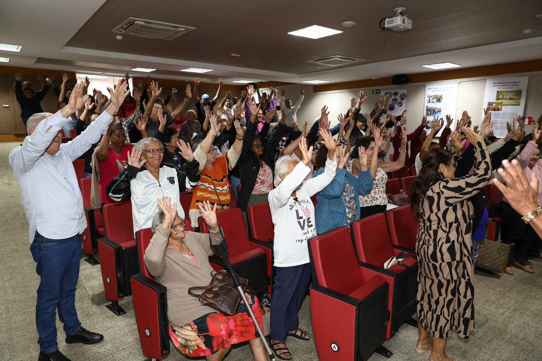 Eleição da nova diretoria da Associação dos Aposentados e Pensionista Químicos do ABC realizado na Sede do Sindicato dos Químicos do ABC realizada na sede do Sindicato dos Químicos do ABC. Rua Senador Flaquer, 813 - Centro de Santo André/SP.