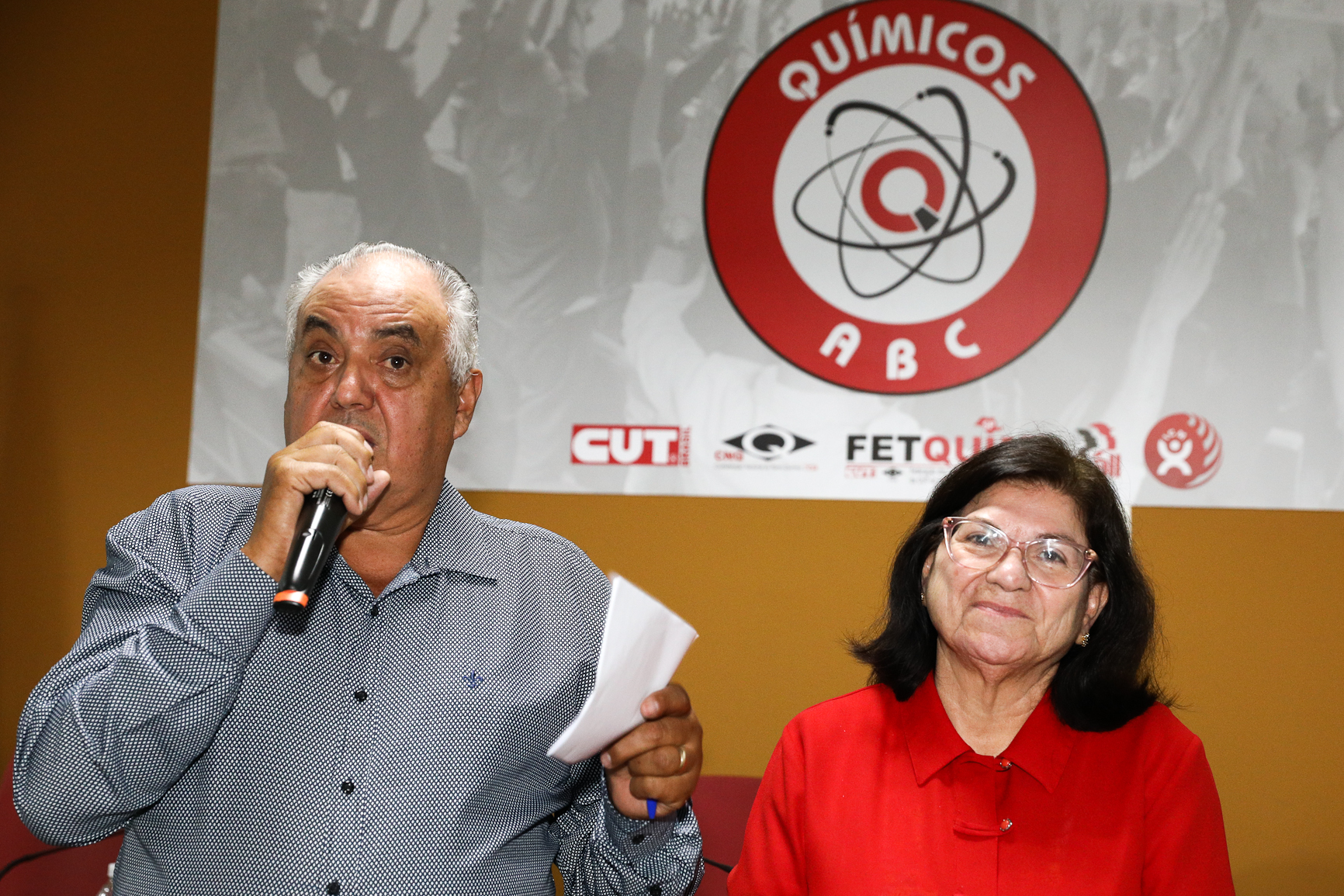 Eleição da nova diretoria da Associação dos Aposentados e Pensionista Químicos do ABC realizado na Sede do Sindicato dos Químicos do ABC realizada na sede do Sindicato dos Químicos do ABC. Rua Senador Flaquer, 813 - Centro de Santo André/SP.