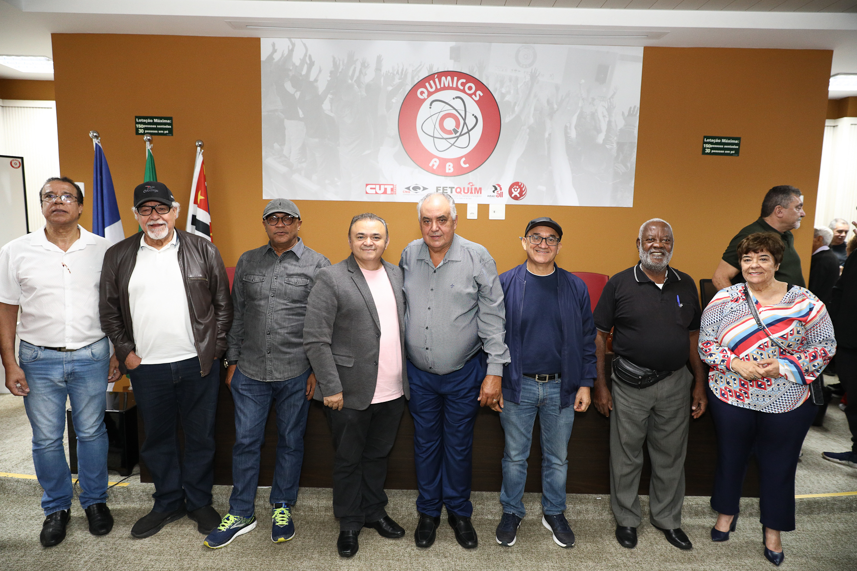 Eleição da nova diretoria da Associação dos Aposentados e Pensionista Químicos do ABC realizado na Sede do Sindicato dos Químicos do ABC realizada na sede do Sindicato dos Químicos do ABC. Rua Senador Flaquer, 813 - Centro de Santo André/SP.