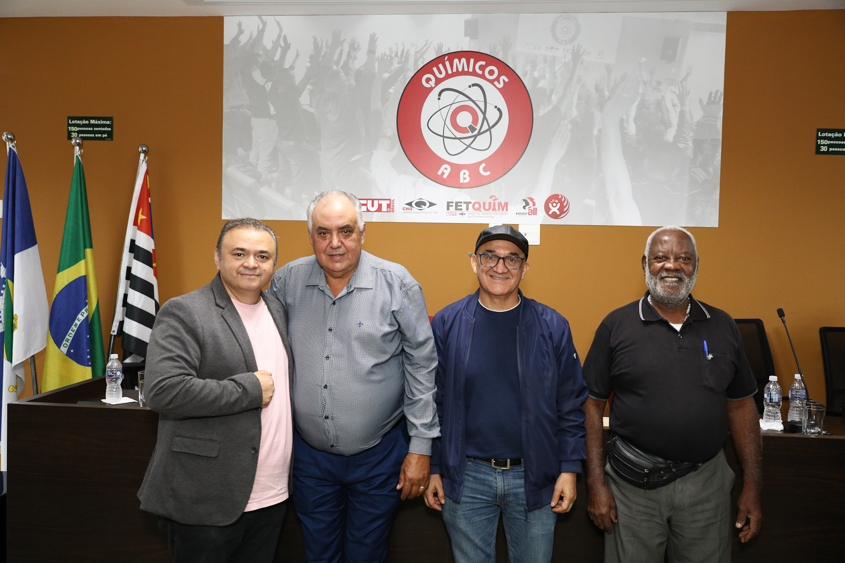 Eleição da nova diretoria da Associação dos Aposentados e Pensionista Químicos do ABC realizado na Sede do Sindicato dos Químicos do ABC realizada na sede do Sindicato dos Químicos do ABC. Rua Senador Flaquer, 813 - Centro de Santo André/SP.