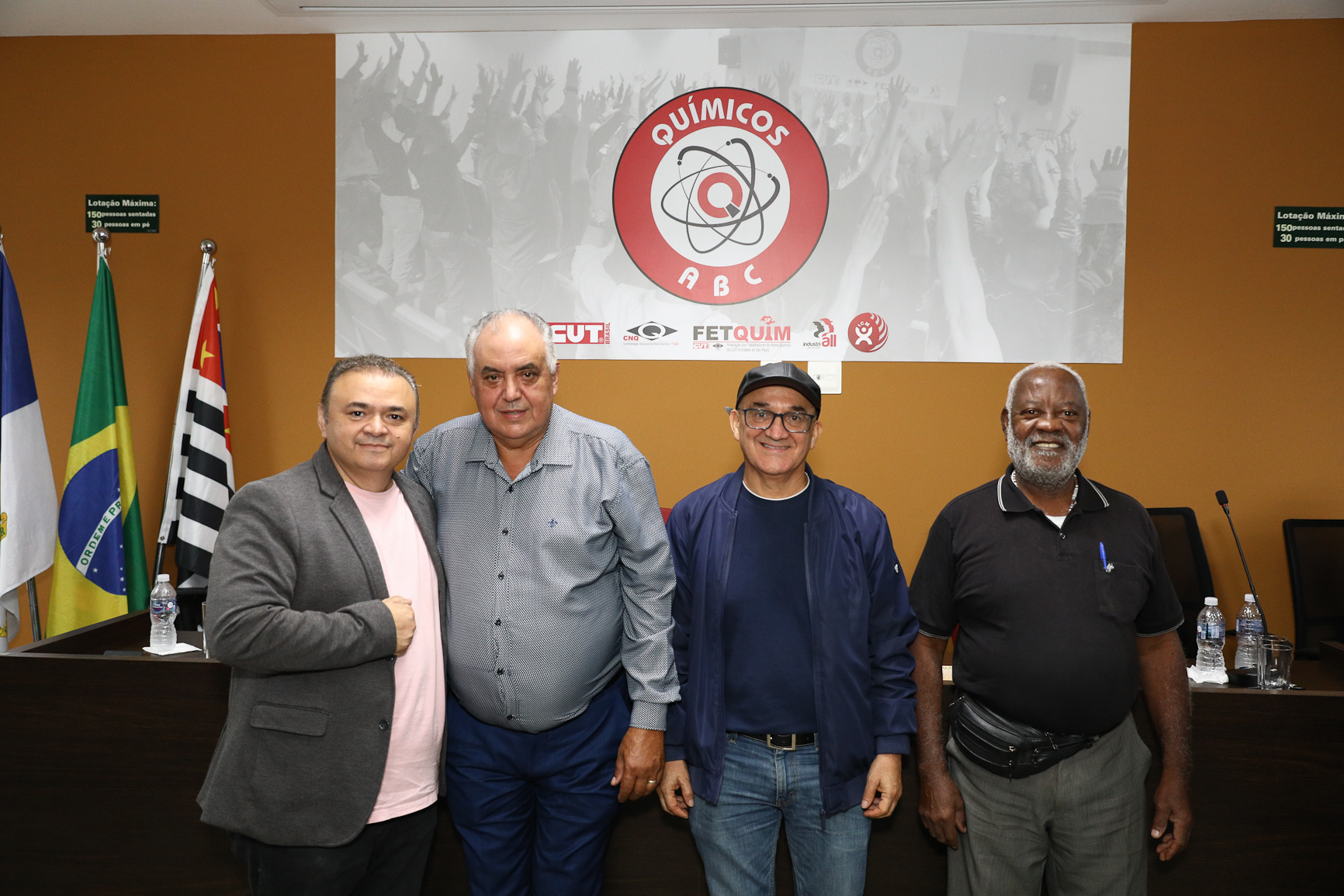 Eleição da nova diretoria da Associação dos Aposentados e Pensionista Químicos do ABC realizado na Sede do Sindicato dos Químicos do ABC realizada na sede do Sindicato dos Químicos do ABC. Rua Senador Flaquer, 813 - Centro de Santo André/SP.