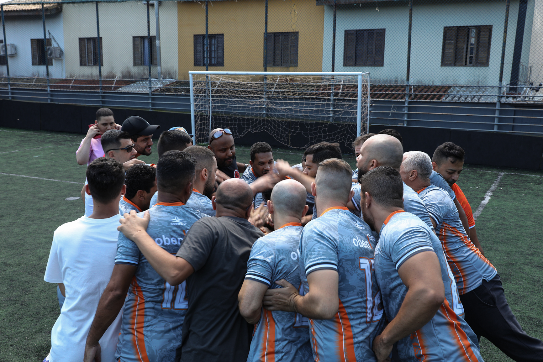 Abertura da Copa Química entre empresas da categoria Química do ABC realizado na Associação do Valdibia em São Bernardo do Campo/SP. Fotos Dino Santos. Brasil_14_03_2025.