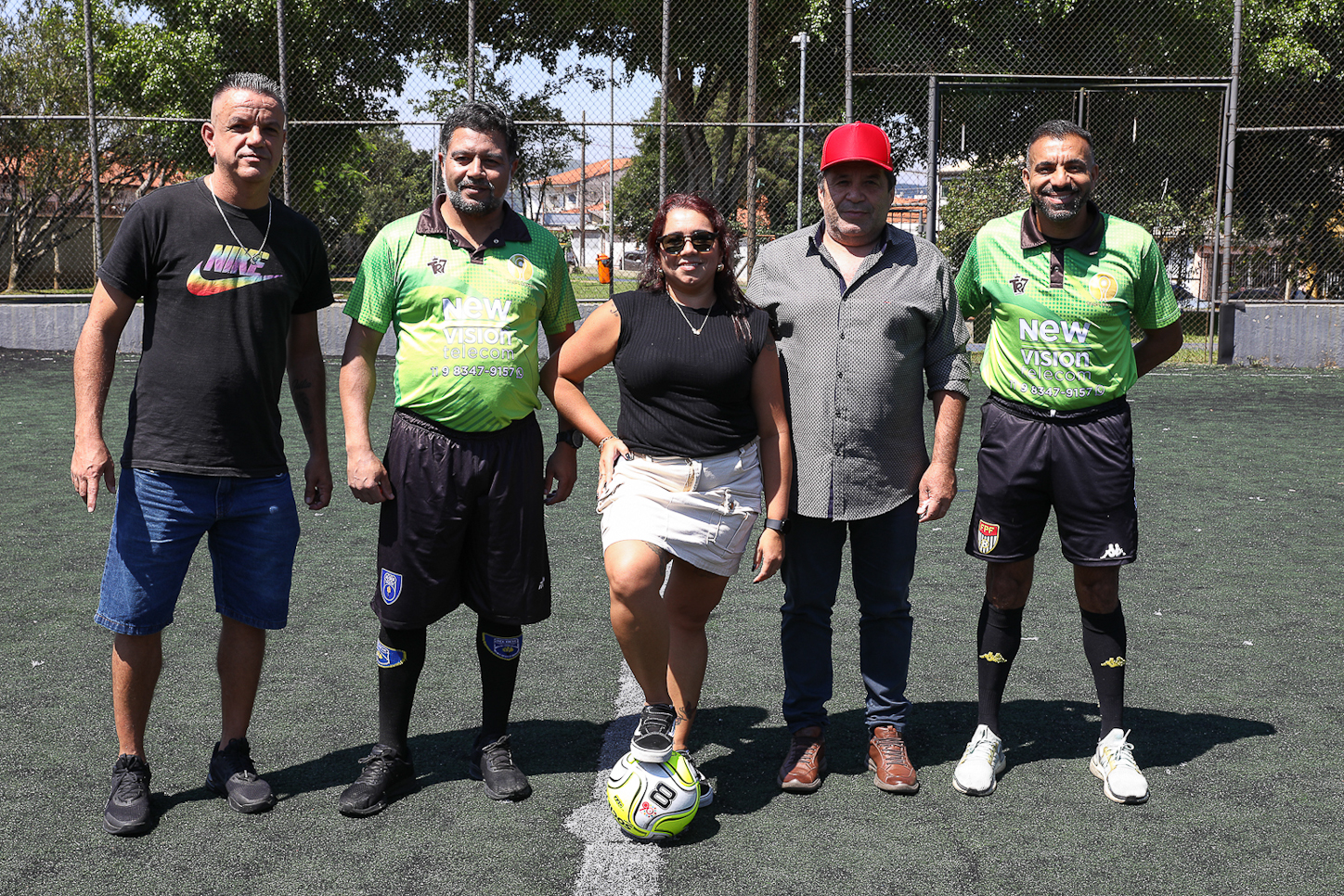 Abertura da Copa Química entre empresas da categoria Química do ABC realizado na Associação do Valdibia em São Bernardo do Campo/SP. Fotos Dino Santos. Brasil_14_03_2025.