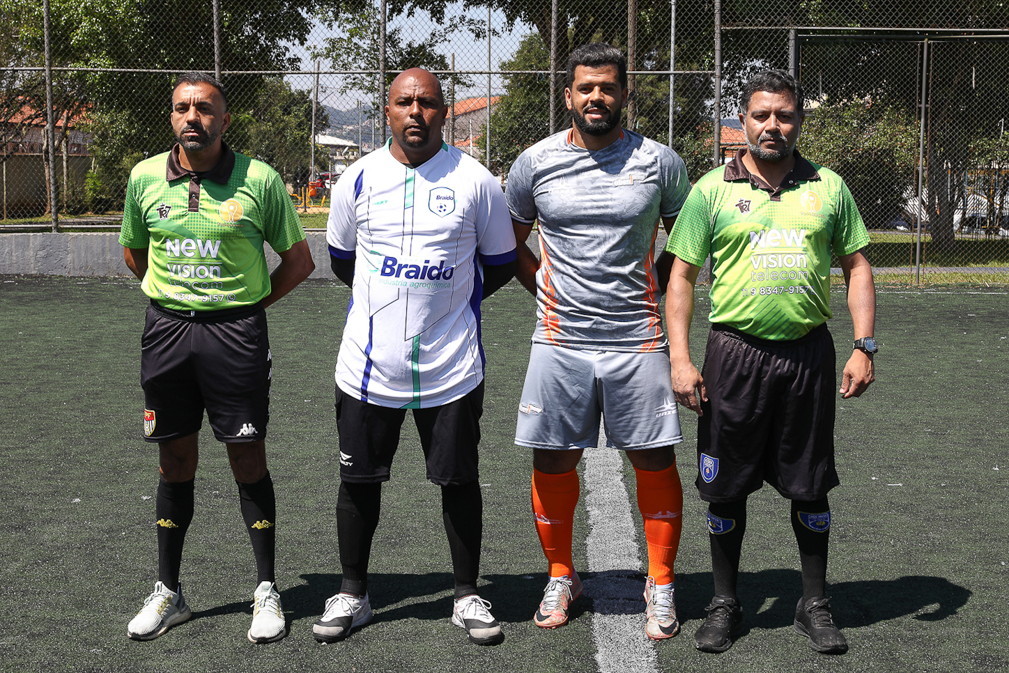 Abertura da Copa Química entre empresas da categoria Química do ABC realizado na Associação do Valdibia em São Bernardo do Campo/SP. Fotos Dino Santos. Brasil_14_03_2025.
